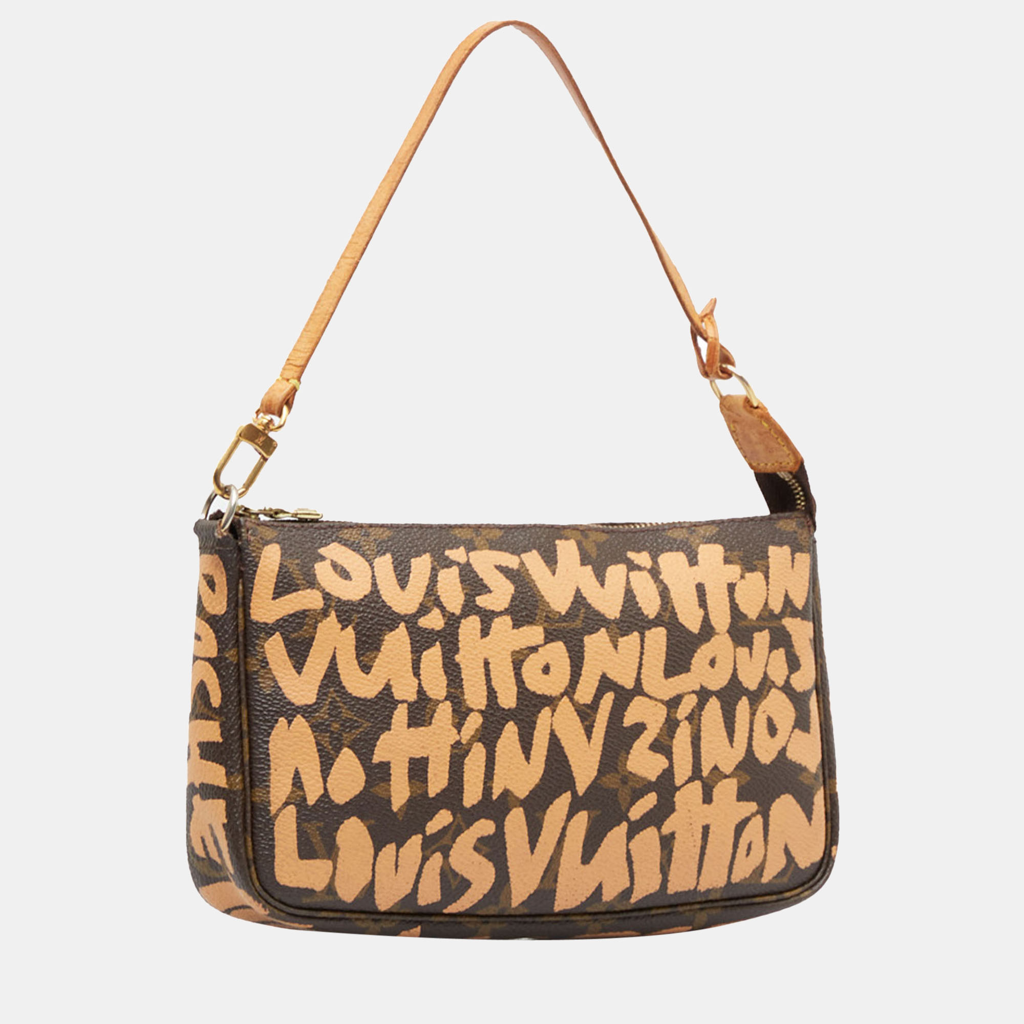 

Louis Vuitton Brown Monogram Graffiti Pochette Accessoires