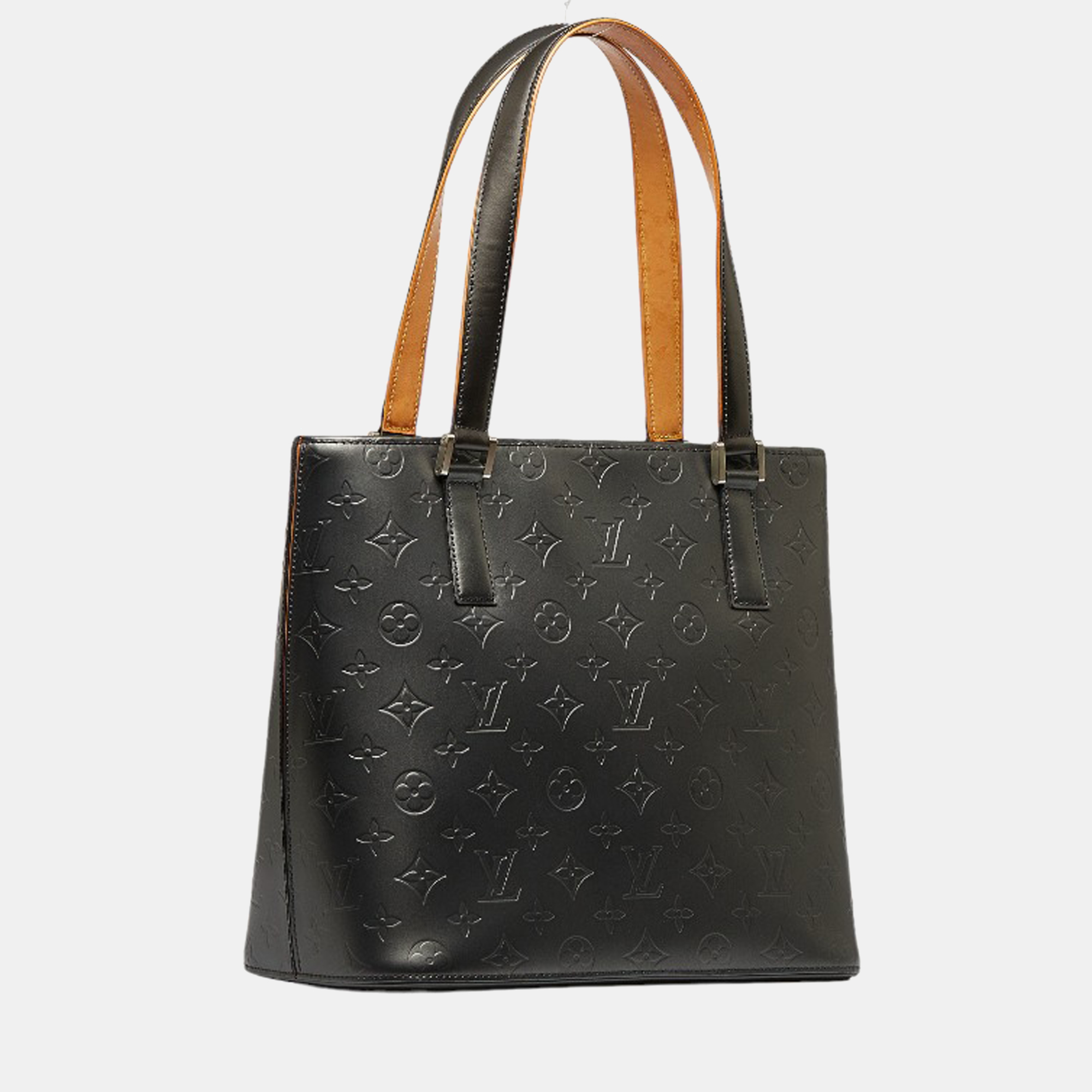 

Louis Vuitton Black Monogram Mat Stockton Shoulder Bag