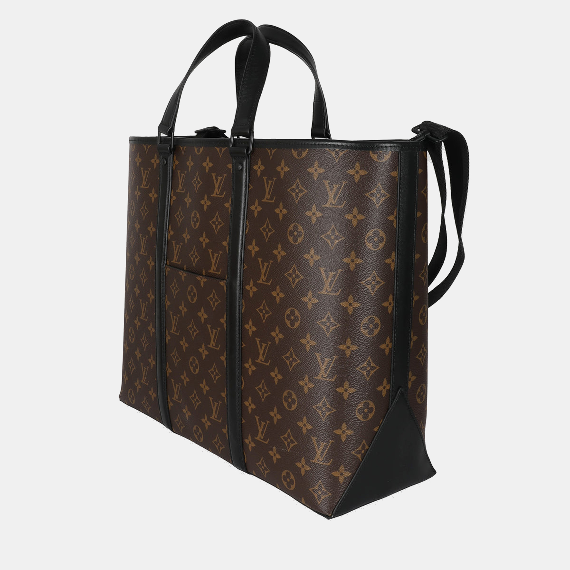 

Louis Vuitton Monogram Macassar Weekend Tote GM, Brown