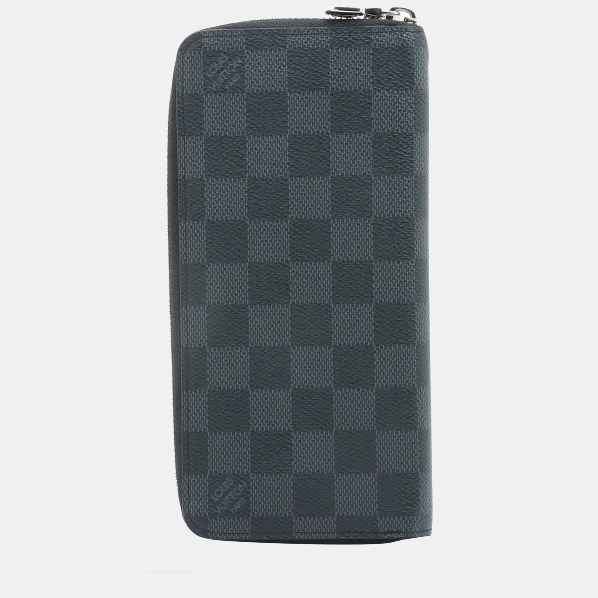 

Louis Vuitton Damier graphite Zippy wallet vertical N63095 LM3220 Into initials, Black