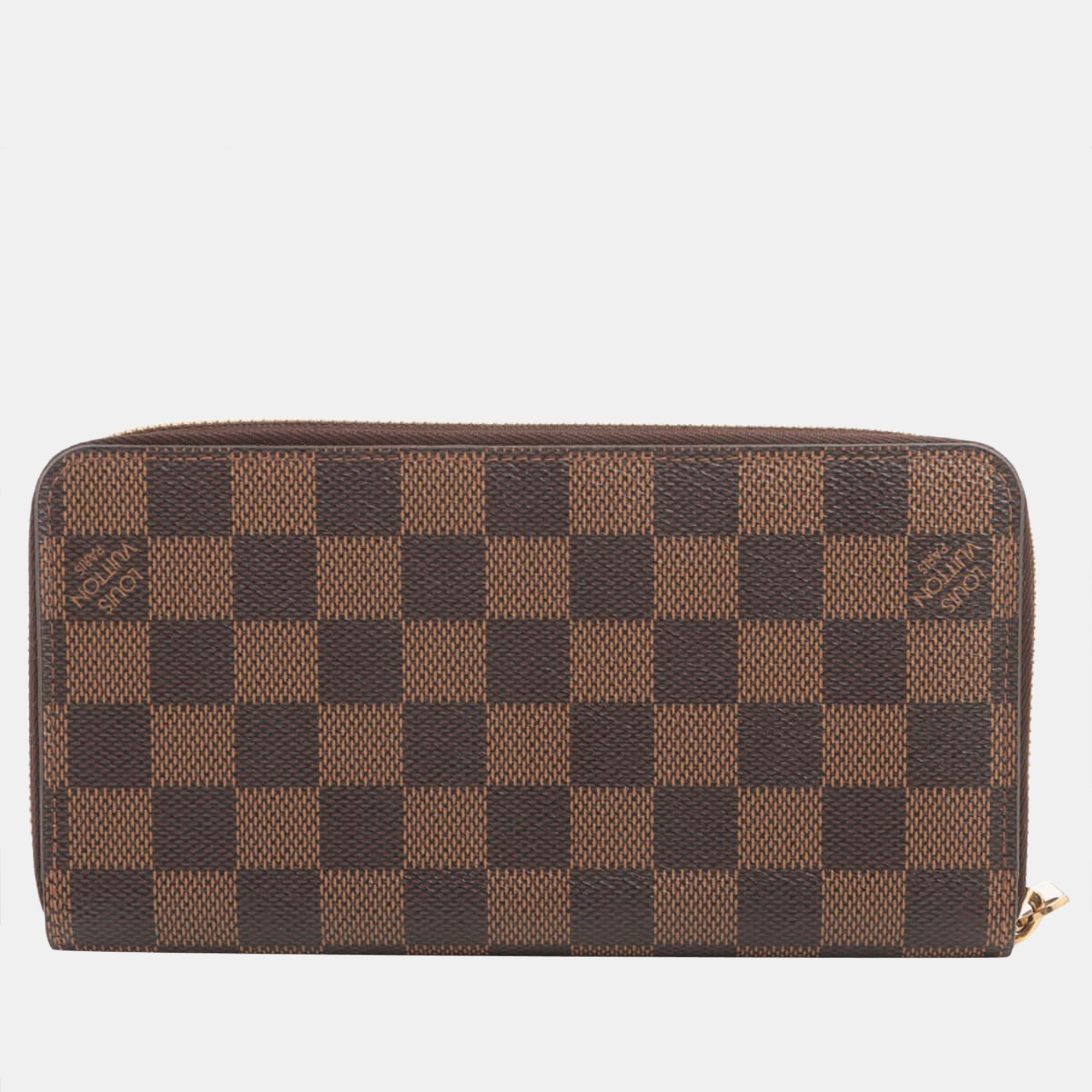 

Louis Vuitton Damier Zippy Wallet N41661 CA1196 Brown Round-Zip-Wallet