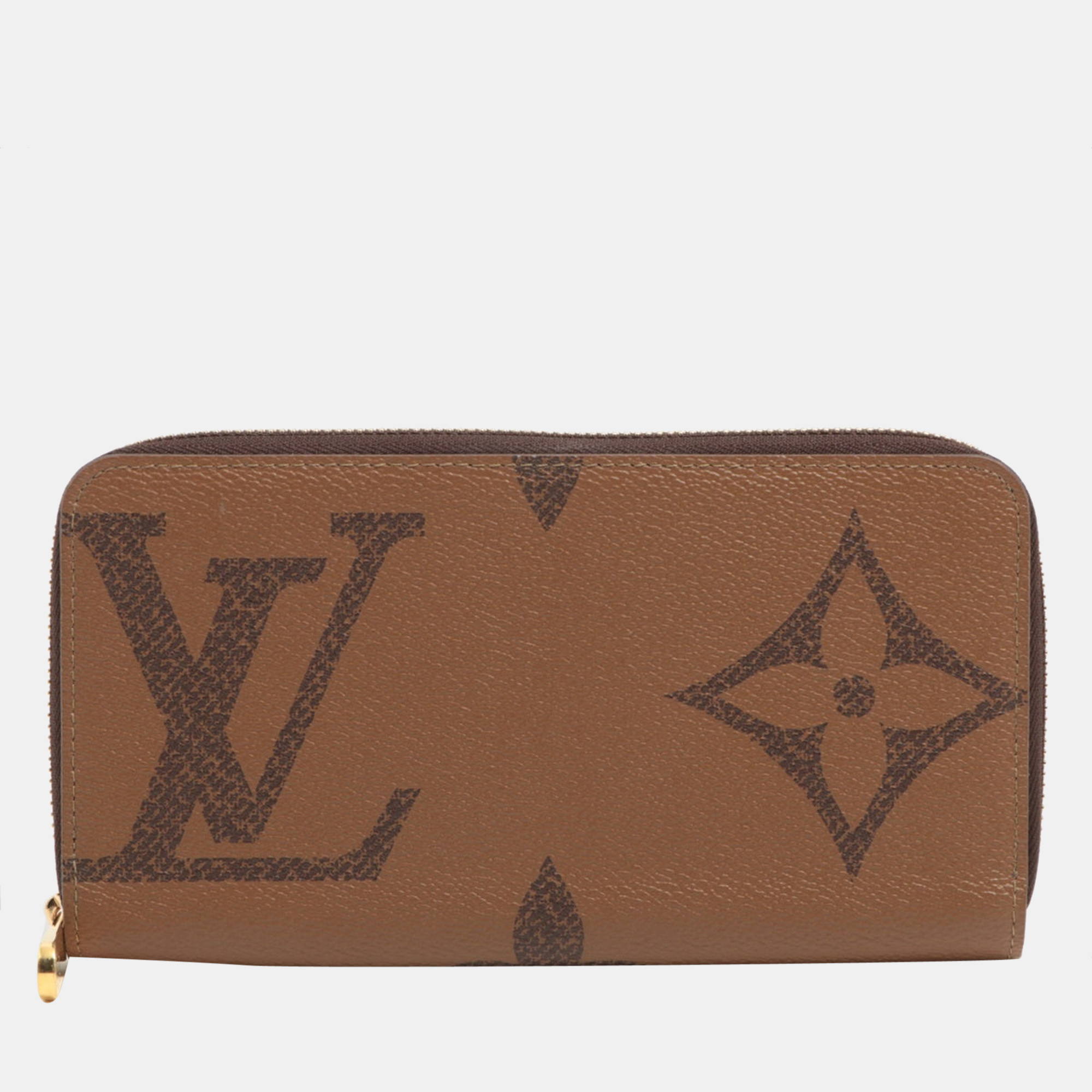 Pre-owned Louis Vuitton Giant Monogram Reverse Zippy Wallet M67687