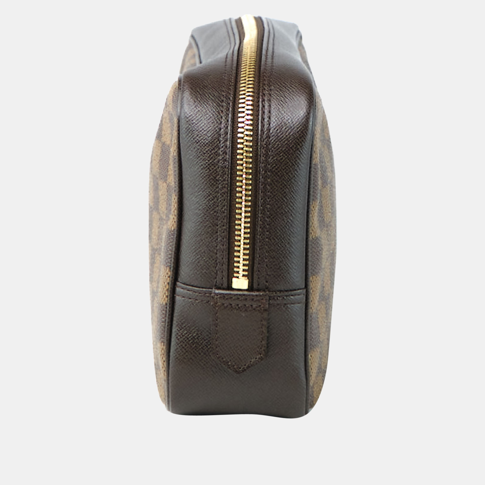 

Louis Vuitton Brown Canvas Damier Ebene Toiletry Pouch Vanity Bag
