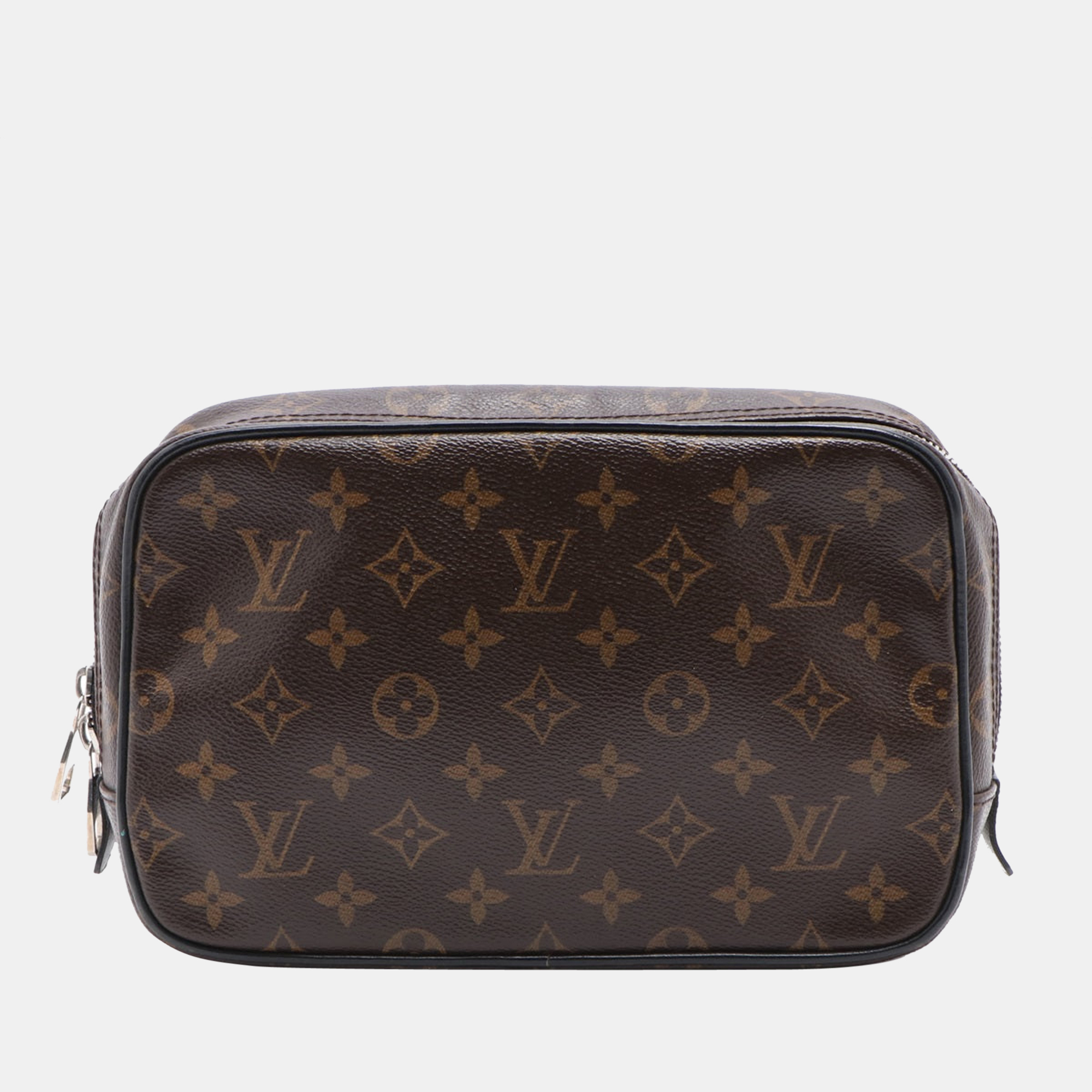 

Louis Vuitton Monogram Macassar Trousse de toilette GM M47506 BA7114, Brown