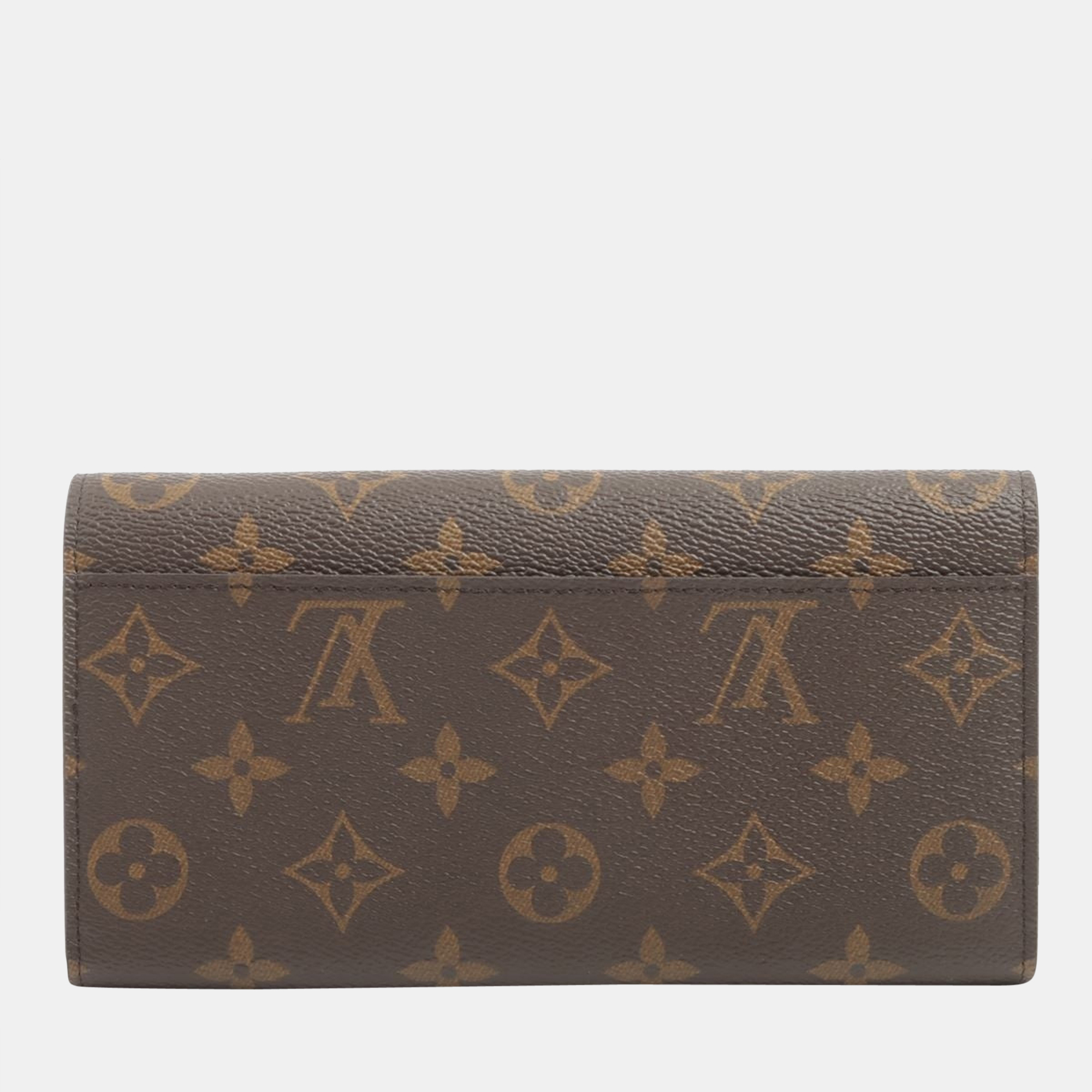 

Louis Vuitton Monogram Portefeuille Sara M60531 Brown Long wallets