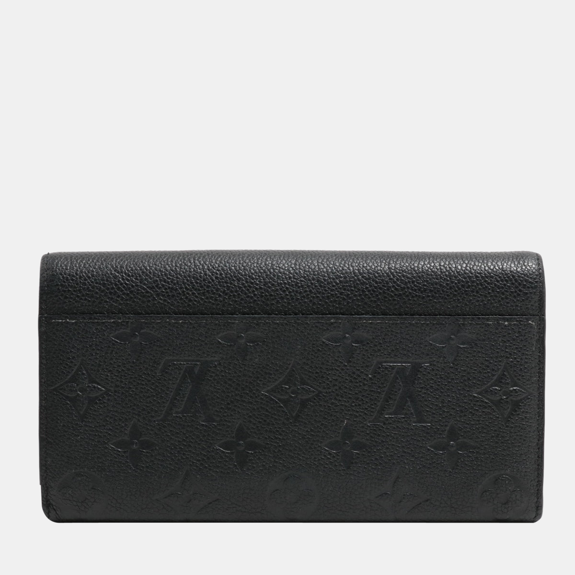 

Louis Vuitton monogram unplant Portefeuille Sara M61182 CA2119 Black Wallet