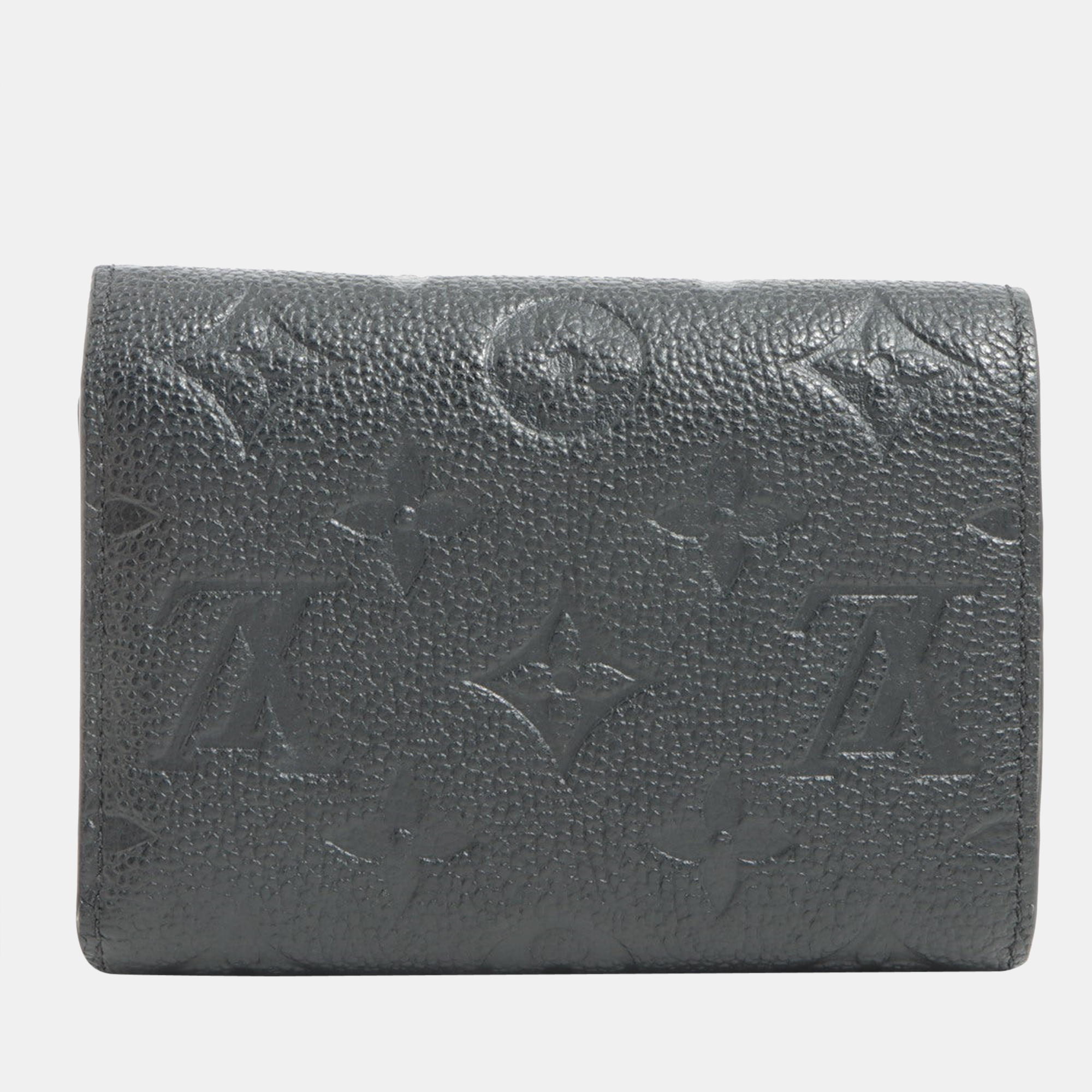 

Louis Vuitton monogram unplant Portefeuille Victorine M64060 Noir Compact Wallet, Black