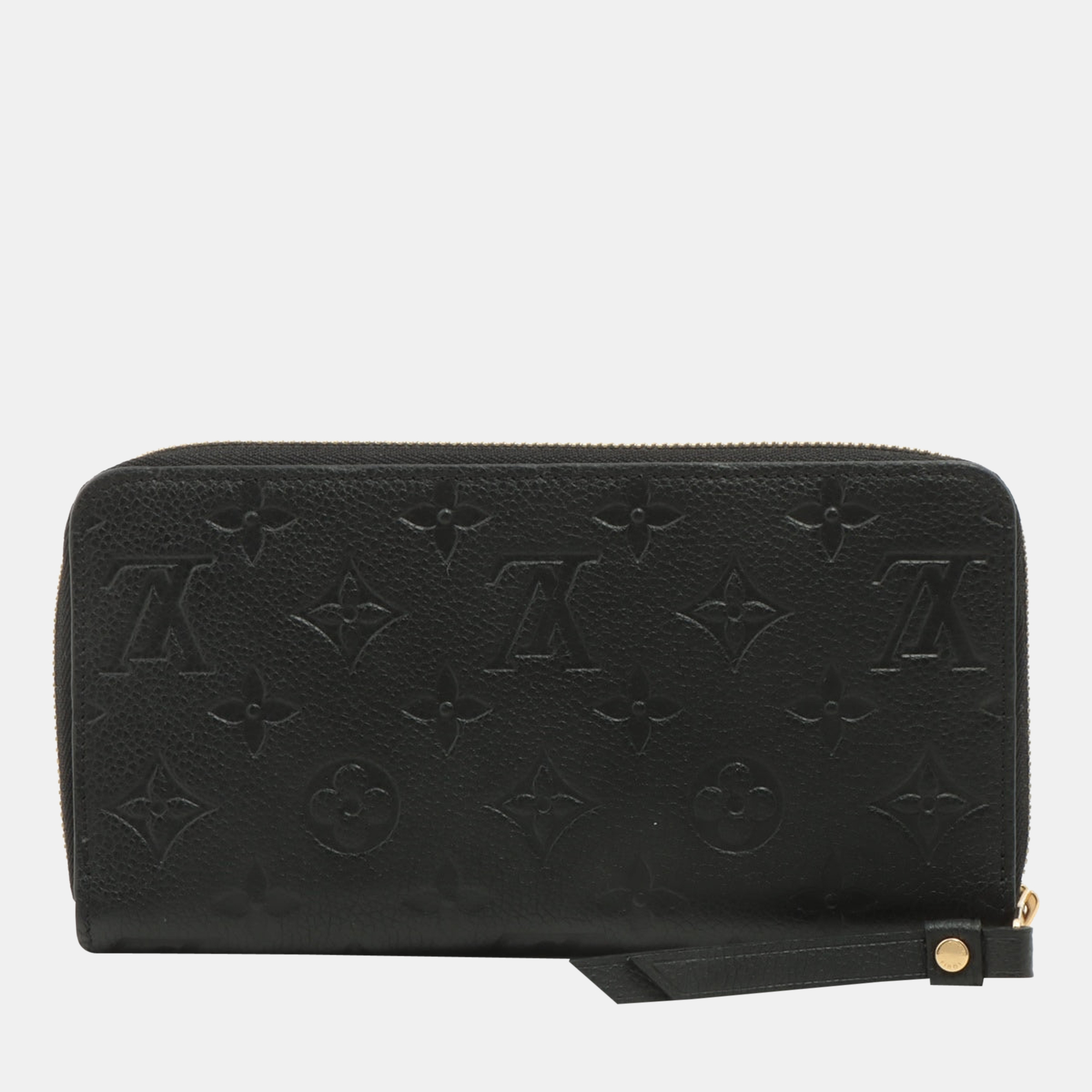 

Louis Vuitton monogram unplant Zippy Wallet M61864, Black