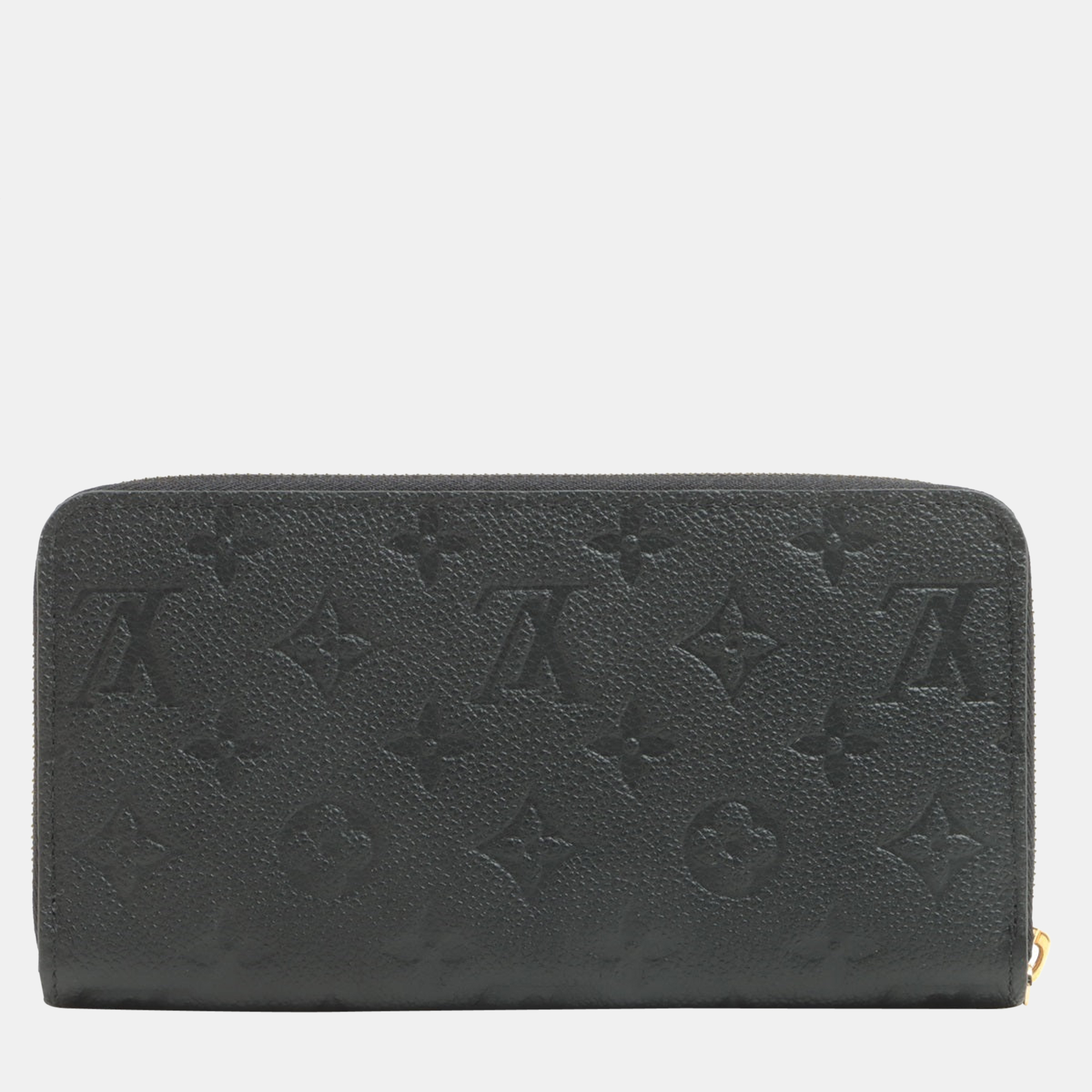 

Louis Vuitton monogram unplant Zippy Wallet M61864 Noir Round-Zip-Wallet, Black