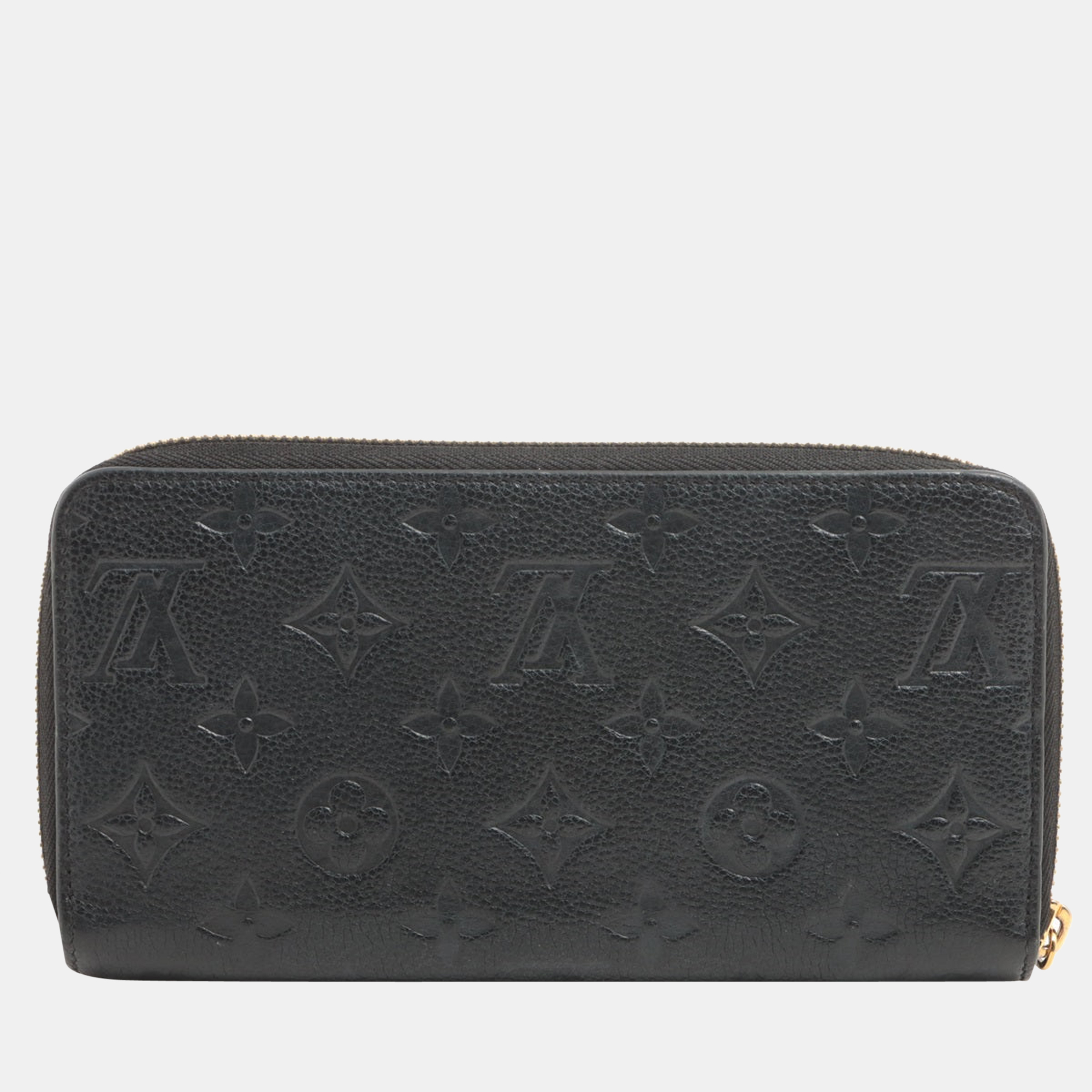 

Louis Vuitton monogram unplant Zippy Wallet M61864 Round-Zip-Wallet, Black