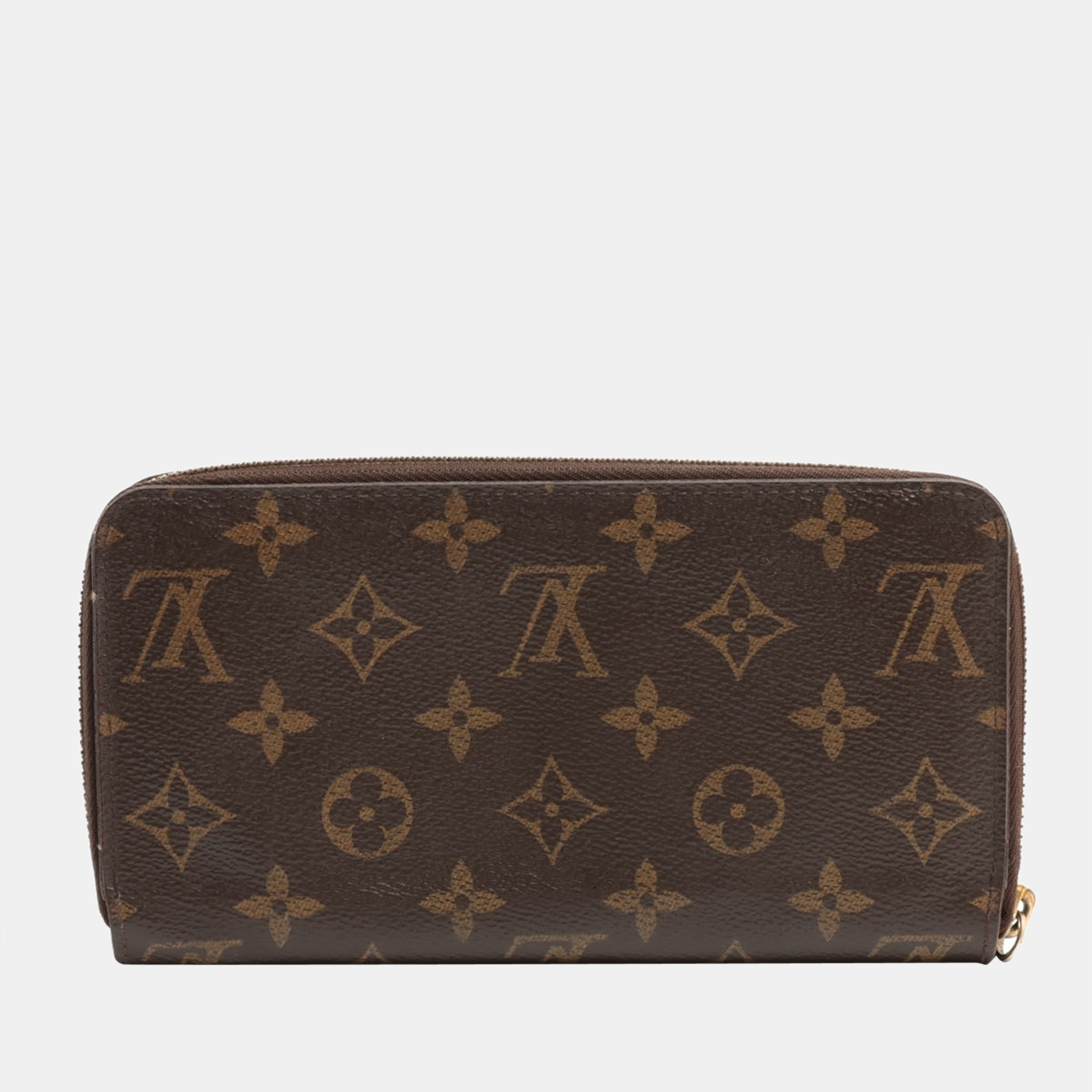 

Louis Vuitton Monogram Zippy Wallet M42616 GI2179 Brown Round-Zip-Wallet