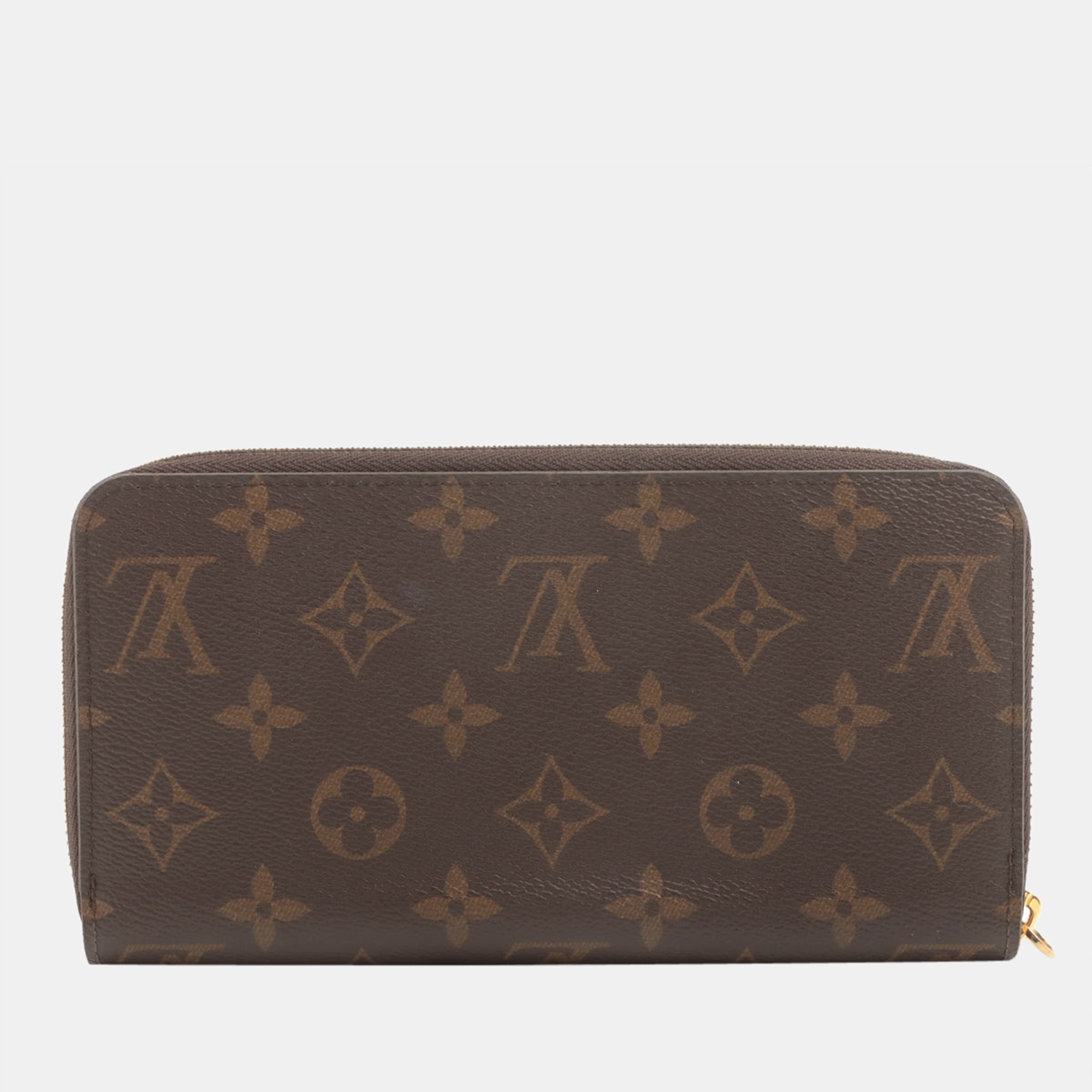 

Louis Vuitton Monogram Zippy Wallet M42616 GI4250 Brown Round-Zip-Wallet