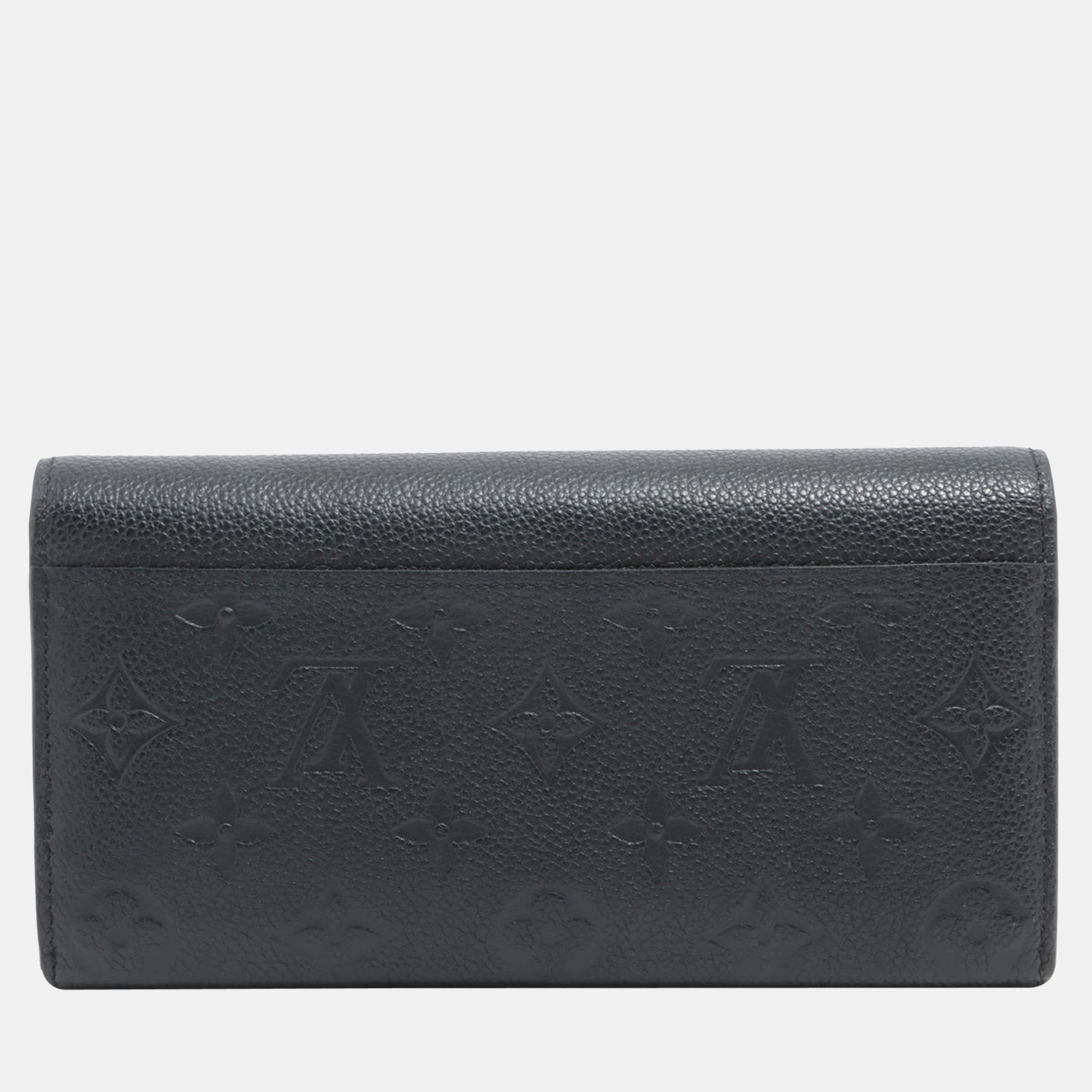 

Louis Vuitton Monogramme Anplant Portefeuille sarah M61182 CA4128, Black