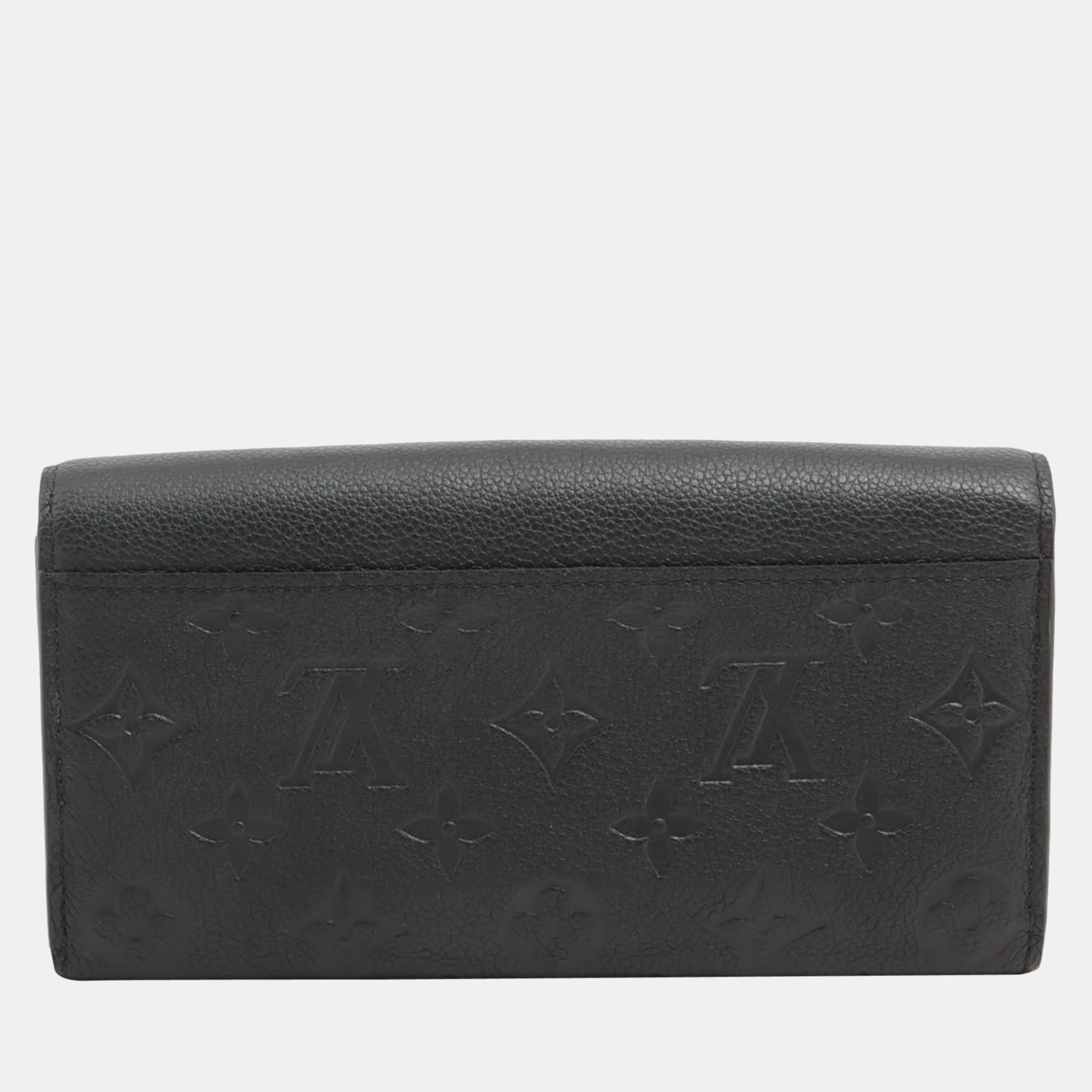 

Louis Vuitton Monogramme Anplant Portefeuille sarah M61182 Noir Wallet, Black