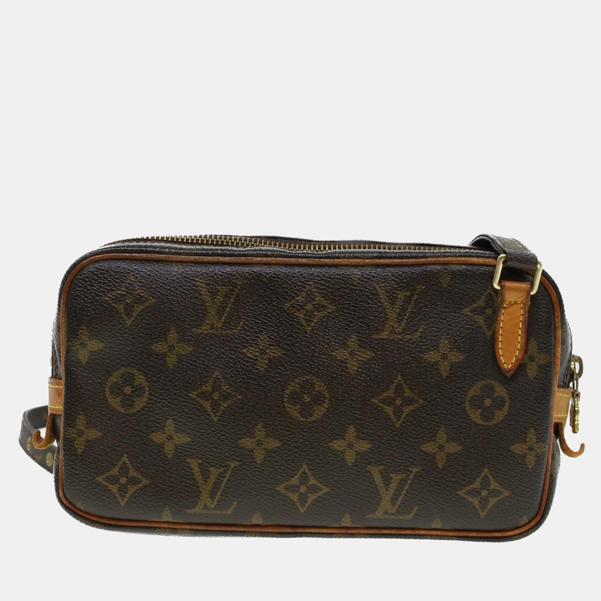 

Louis Vuitton Brown Monogram Canvas Marly Satchel