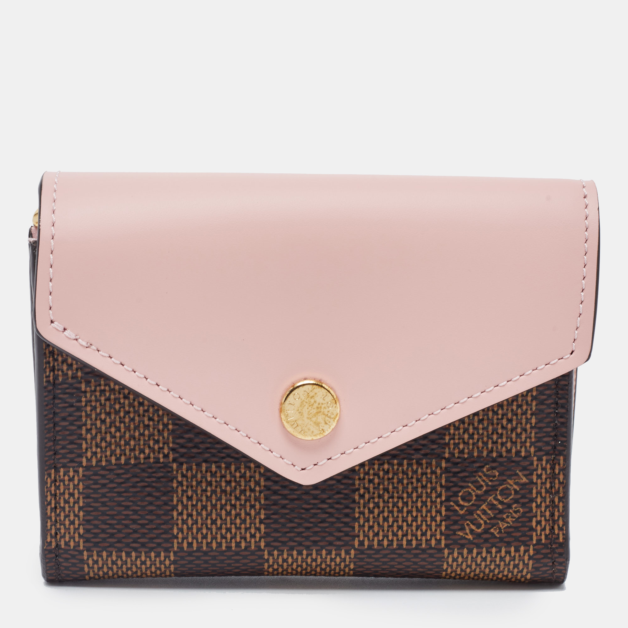 Pre-owned Louis Vuitton Wallet Zoe Monogram Rose Ballerine, ModeSens