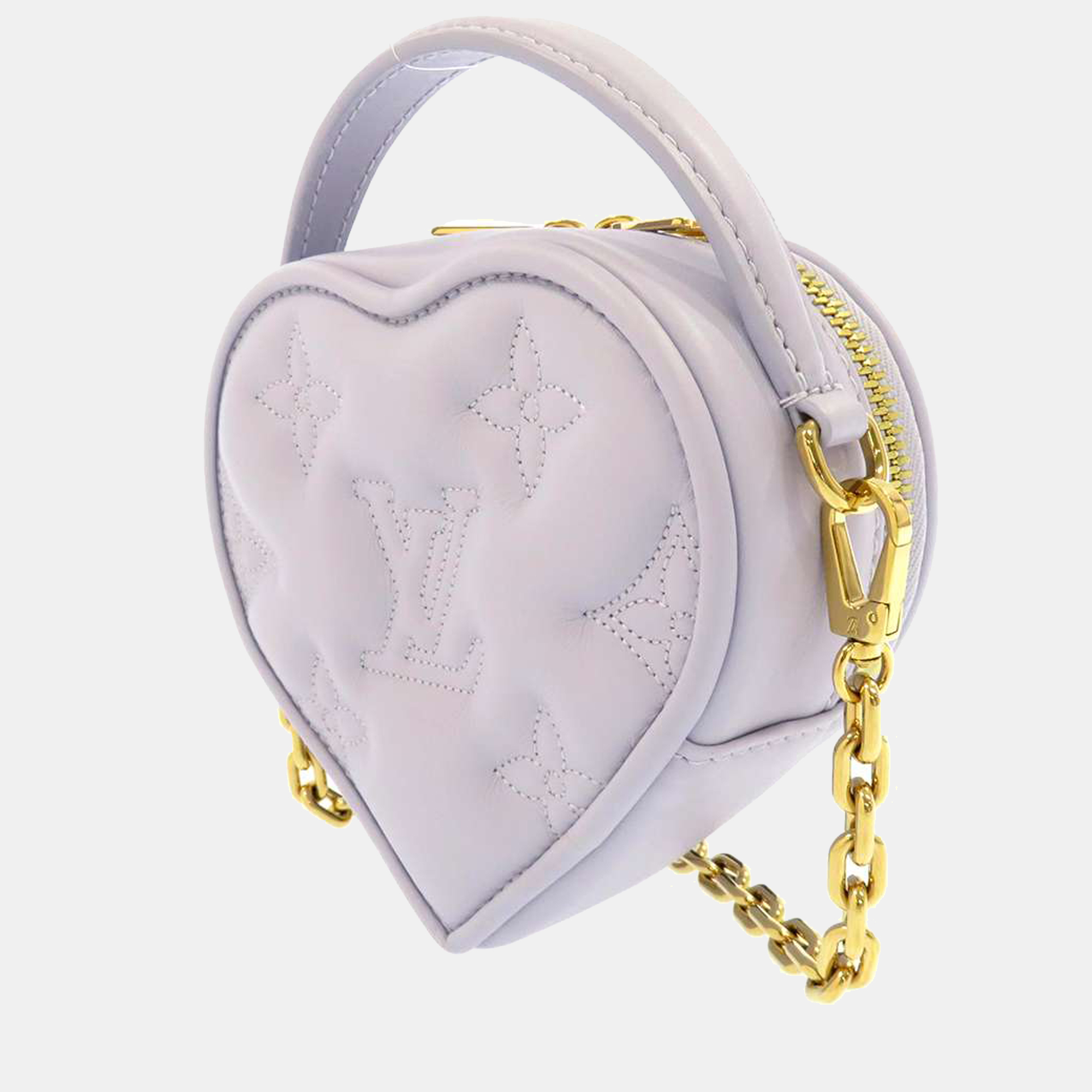 

Louis Vuitton Purple Canvas Leather Pop My Heart Shoulder Bag