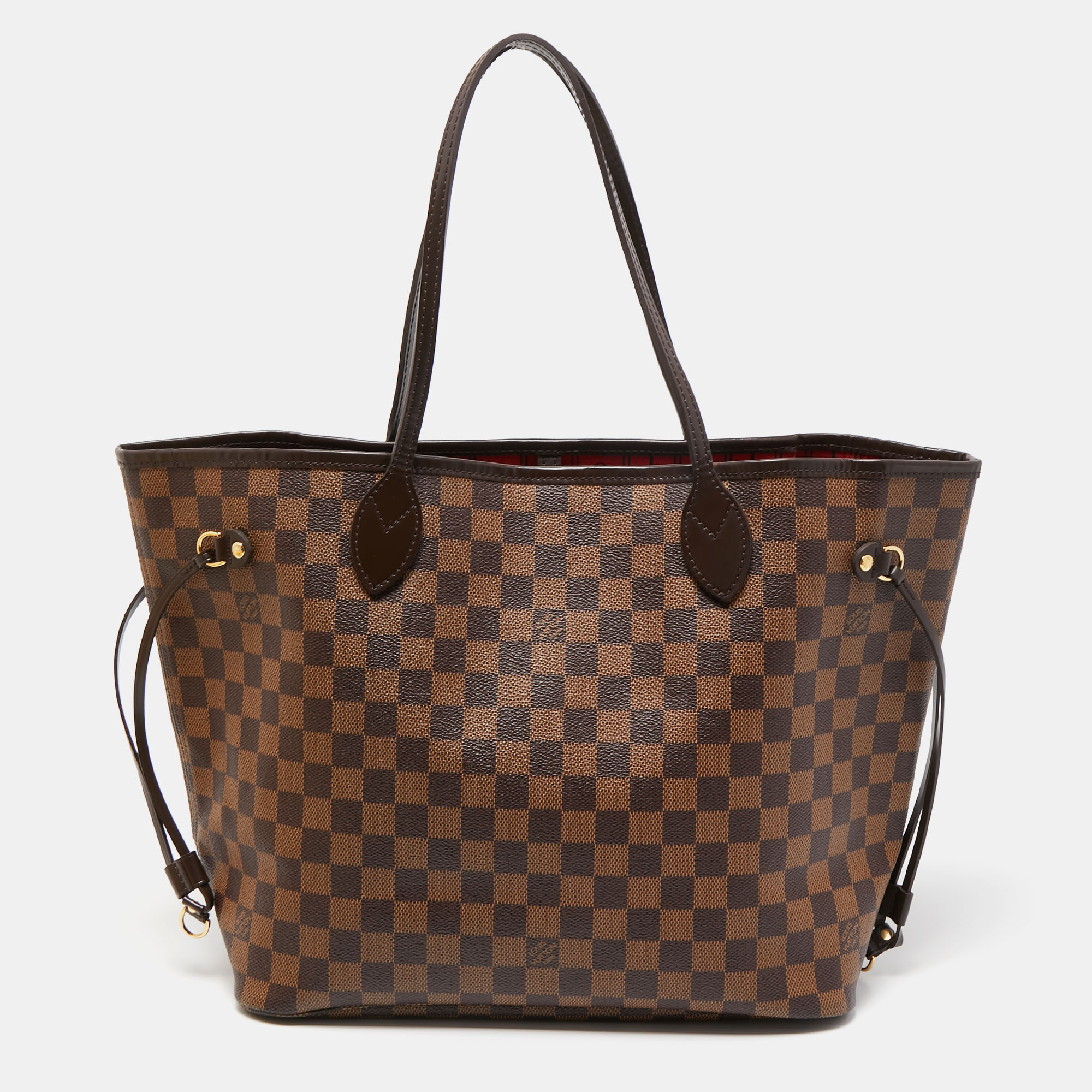 Louis Vuitton Damier Ebene Canvas Neverfull MM Bag