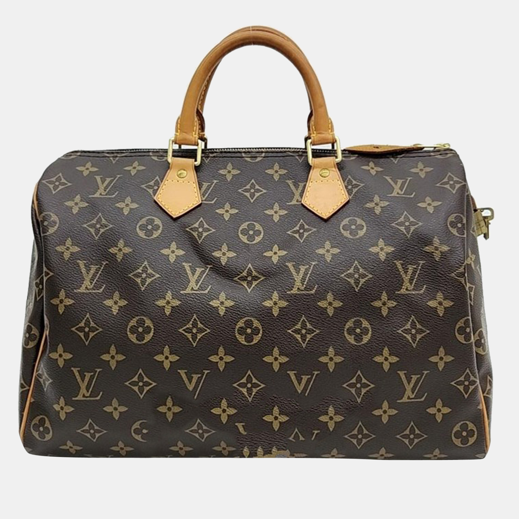 

Louis Vuitton Brown Monogram Canvas Speedy 35 bag