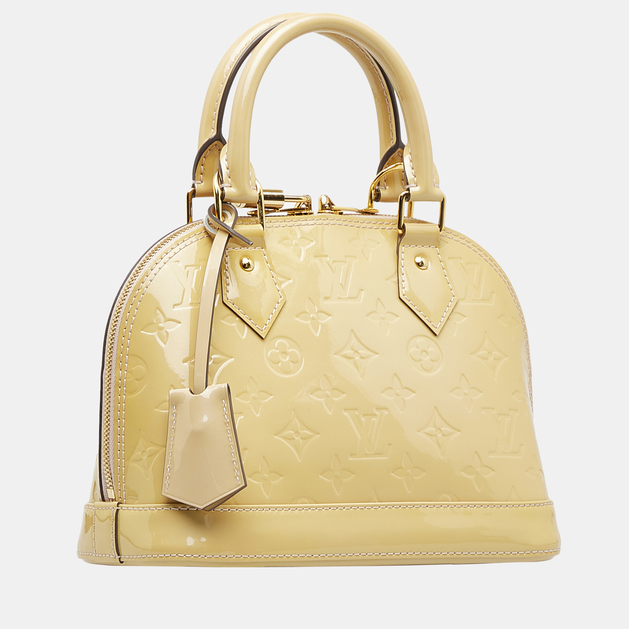 

Louis Vuitton Beige/Brown Monogram Vernis Alma BB
