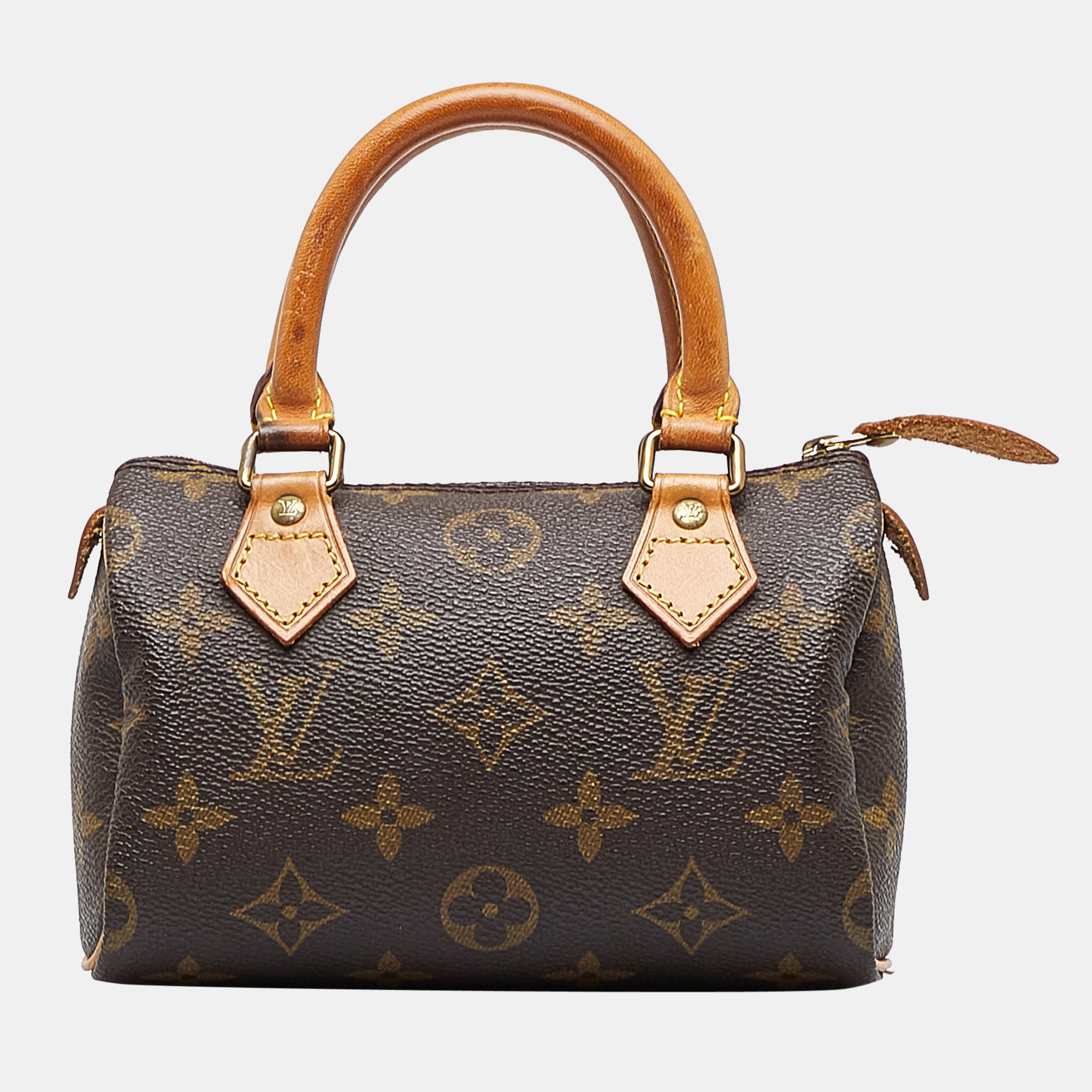 

Louis Vuitton Brown Monogram Nano Speedy Bandouliere