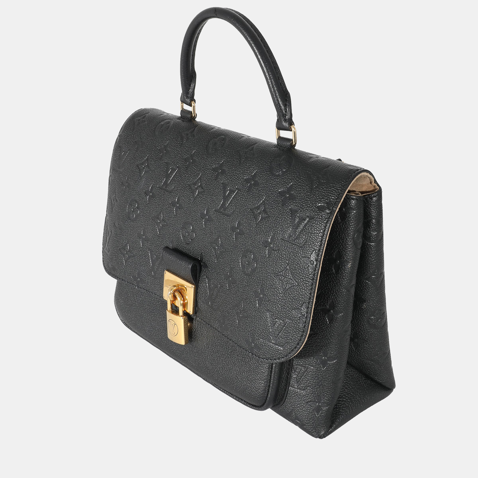 

Louis Vuitton Black Monogram Empreinte Leather Marignan Top Handle Bag