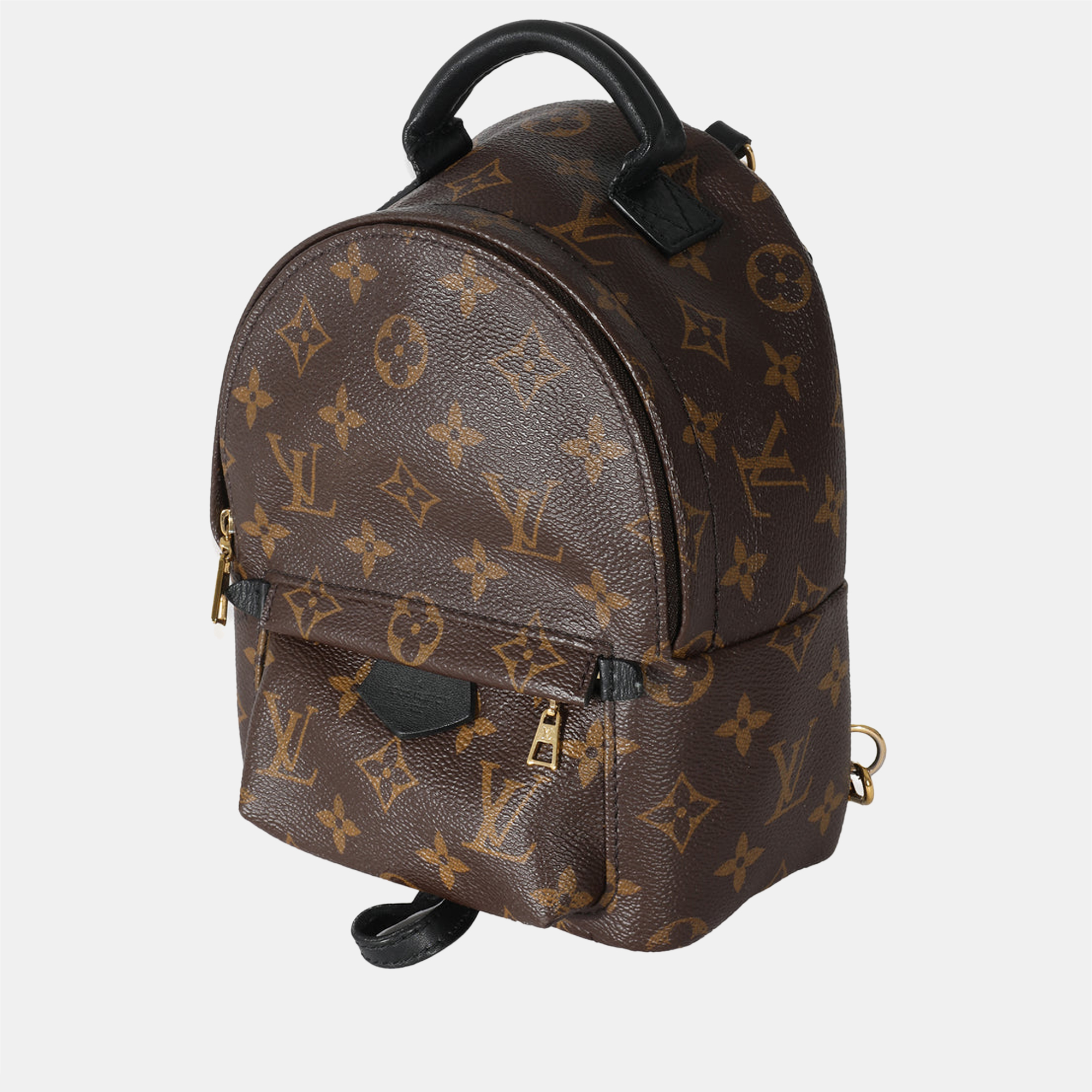 

Louis Vuitton Brown Coated Canvas Monogram Mini Palm Springs Backpack