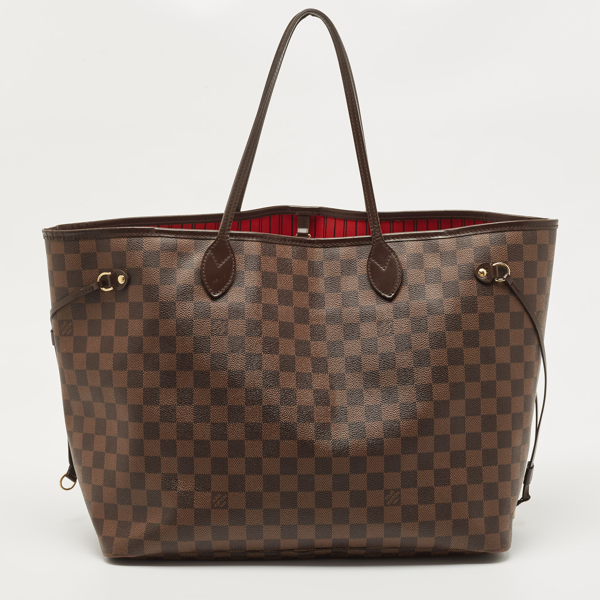 

Louis Vuitton Damier Ebene Canvas Neverfull GM Bag, Brown