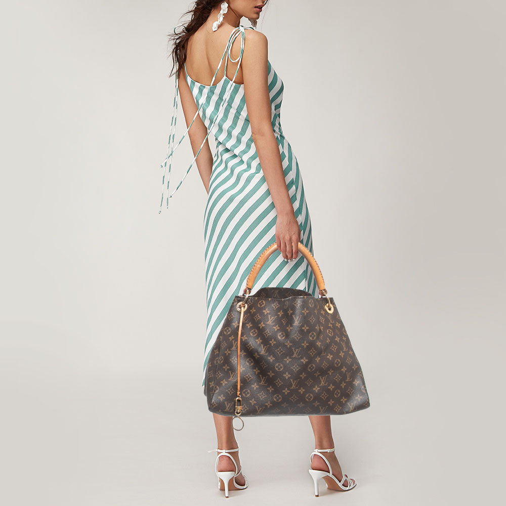 

Louis Vuitton Monogram Canvas Artsy MM Bag, Brown