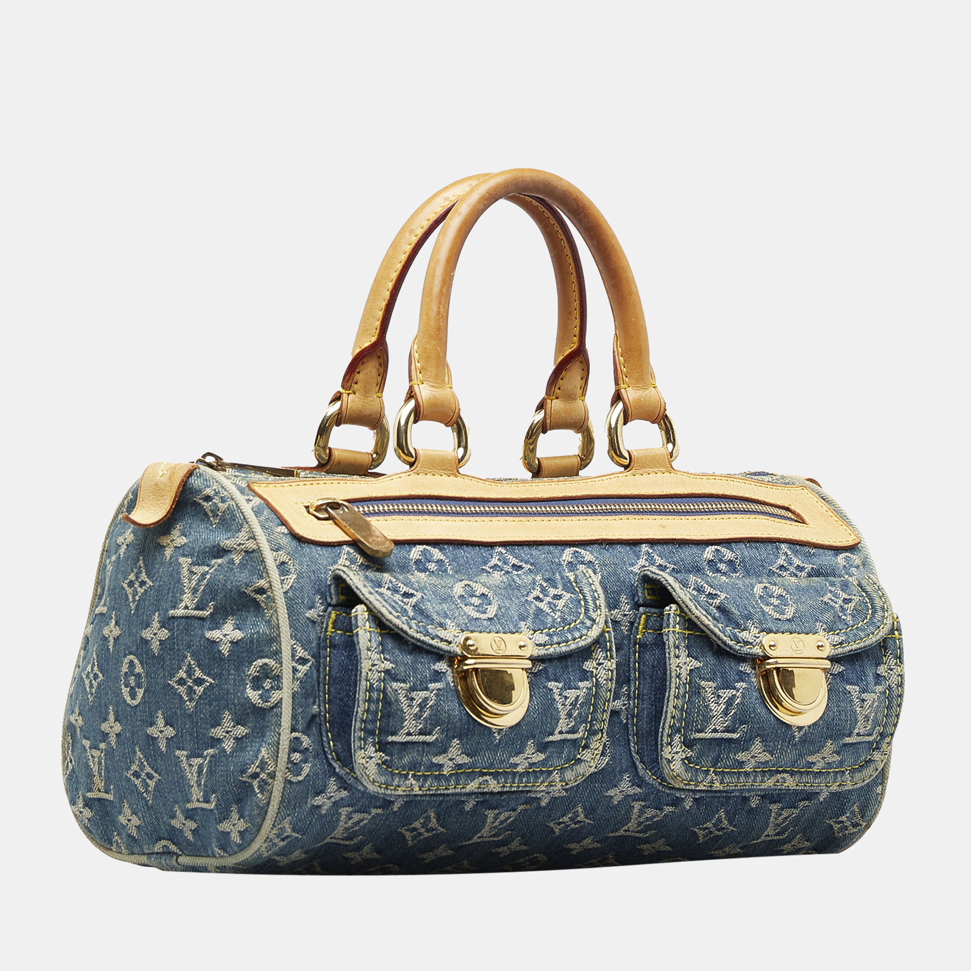 

Louis Vuitton Blue Monogram Denim Neo Speedy 30