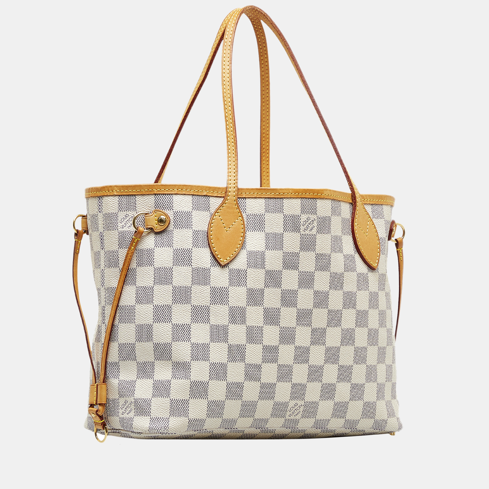 

Louis Vuitton Blue/White Damier Azur Neverfull PM