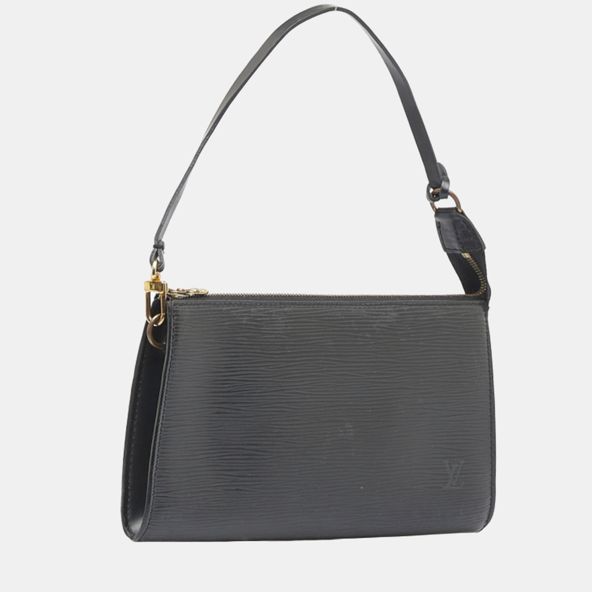 

Louis Vuitton Black Epi Leather Pochette Accessoires Shoulder Bag