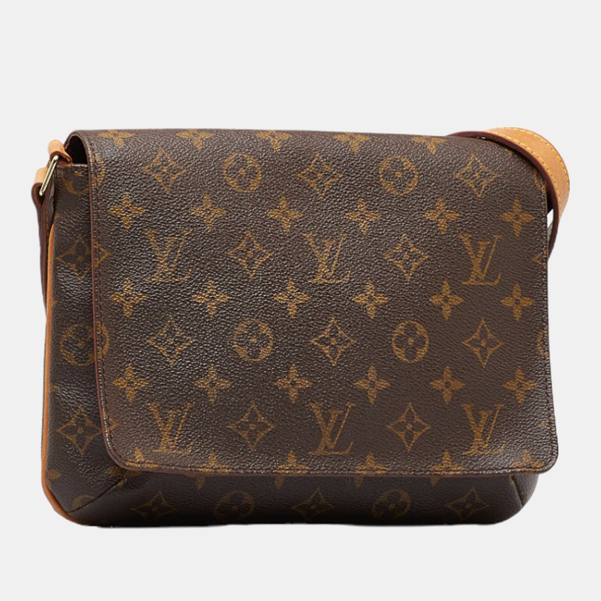

Louis Vuitton Brown Monogram Canvas Musette Tango Shoulder Bag