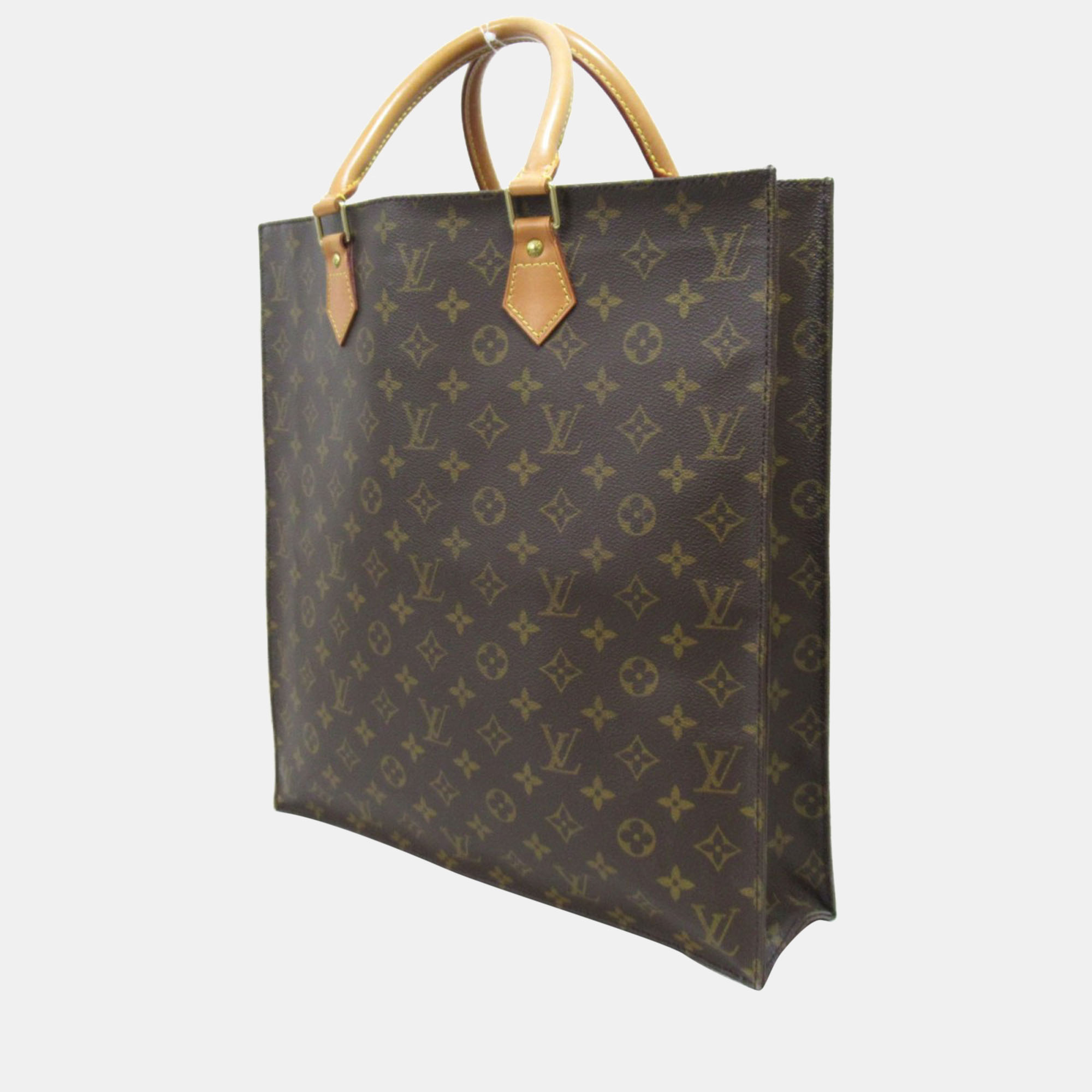 

Louis Vuitton Brown Monogram Canvas Sac Plat Tote Bag