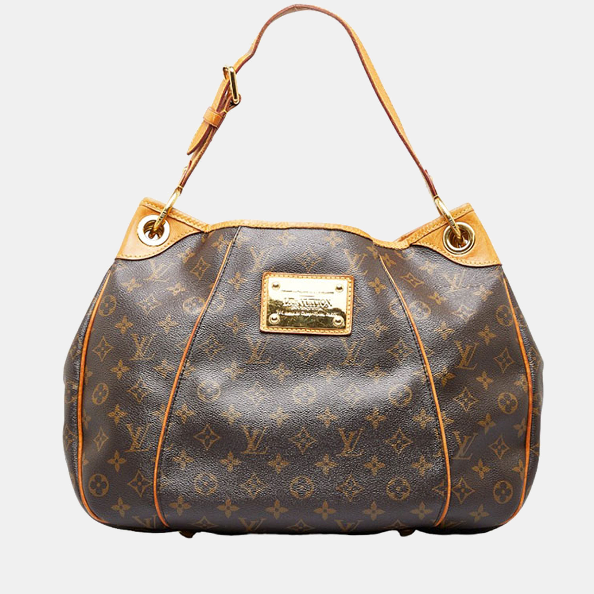 LOUIS VUITTON GALLIERA PM Brown Monogram Canvas Shoulder Hand Bag