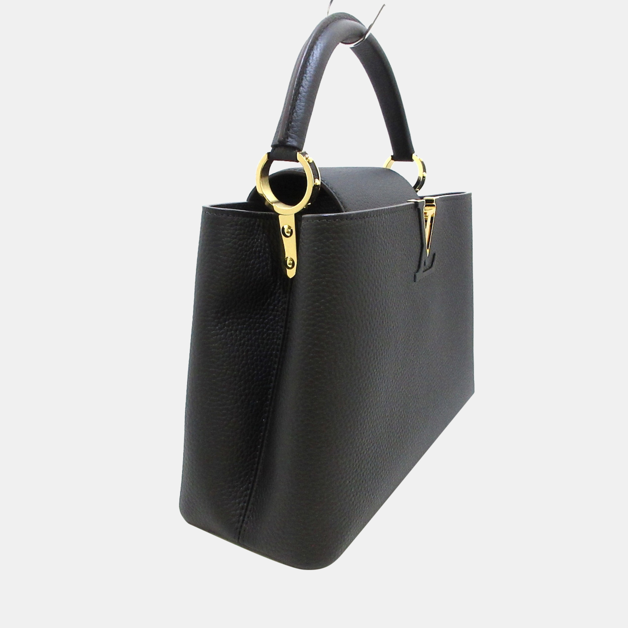 

Louis Vuitton Black Leather Capucines bag