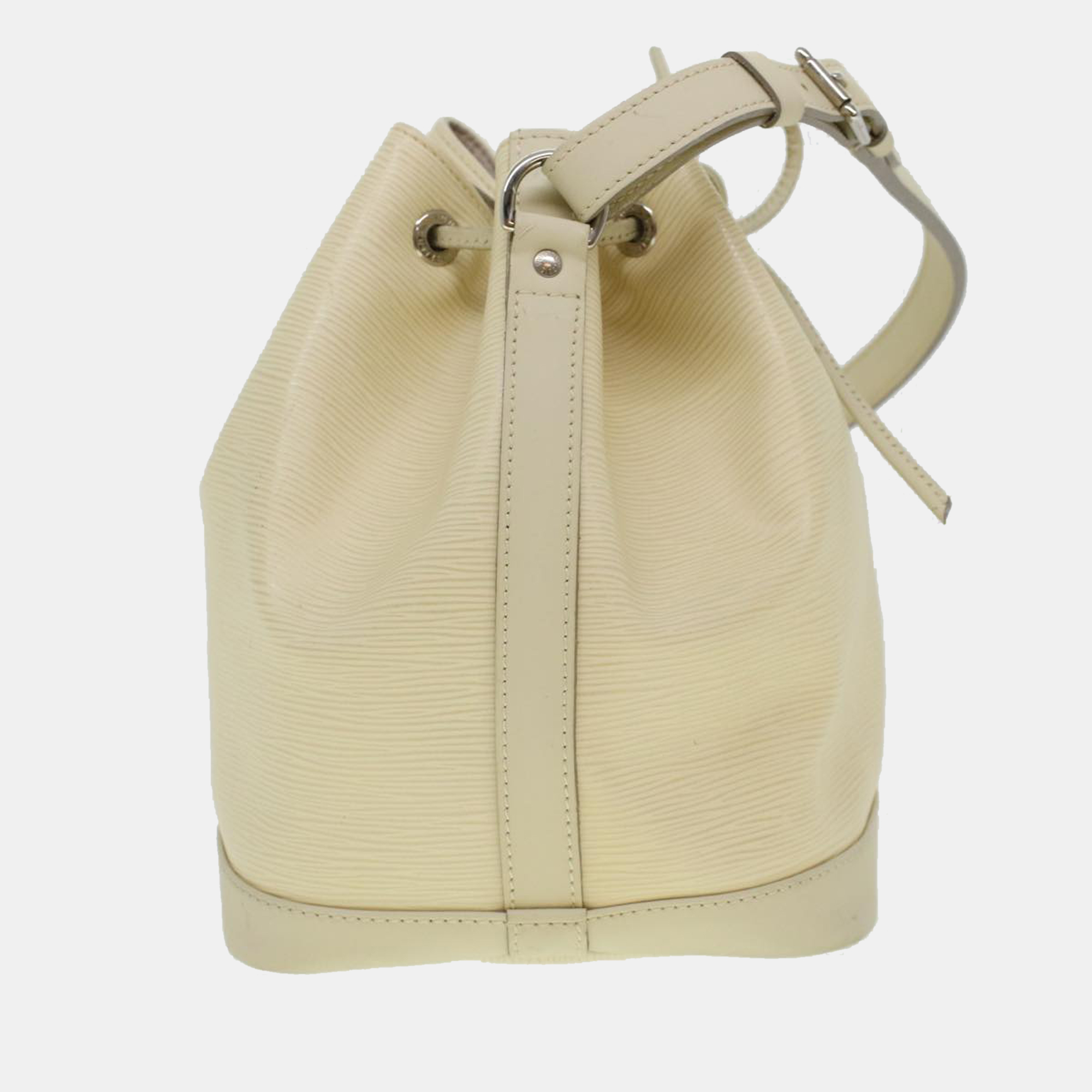 

Louis Vuitton White Leather Noe shoulder bag