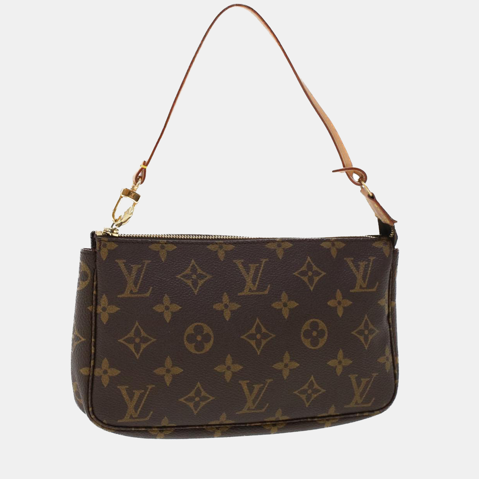 

Louis Vuitton Brown Canvas Pochette Accessoires clutch bag