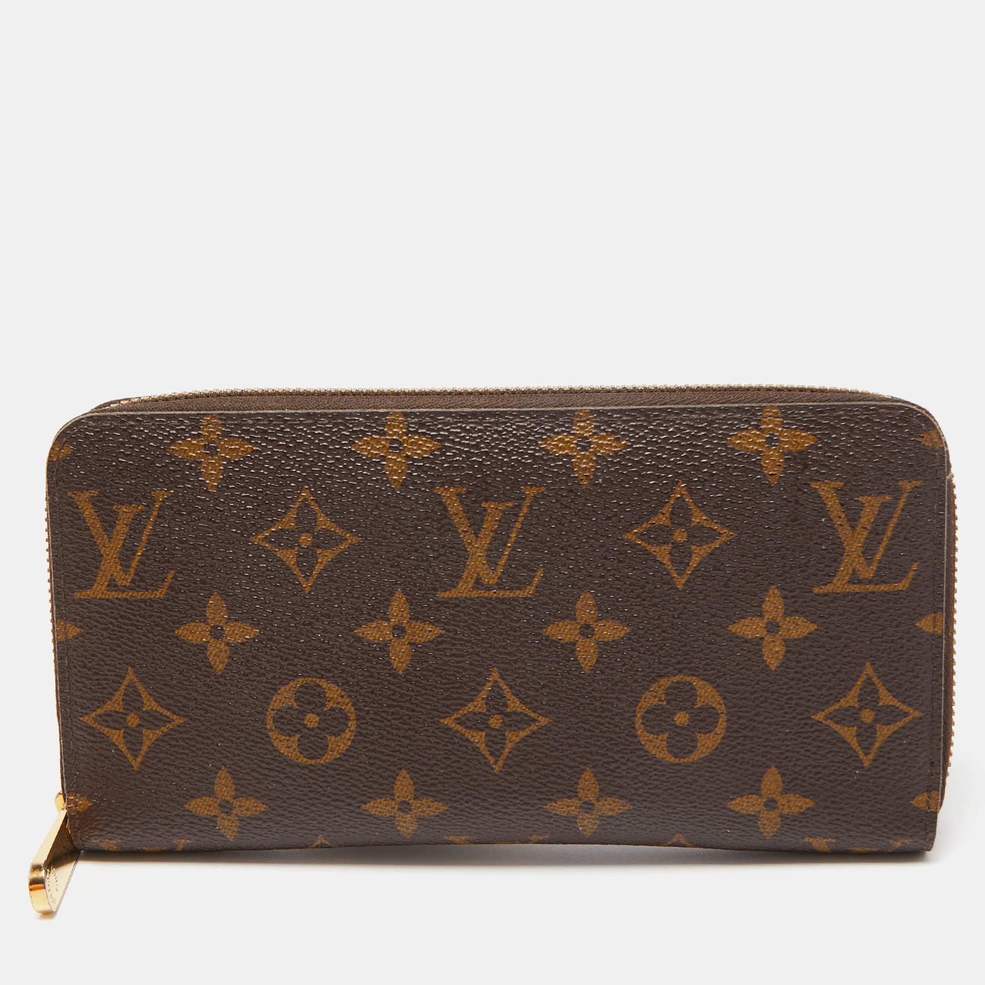 

Louis Vuitton Monogram Canvas Zippy Wallet, Brown