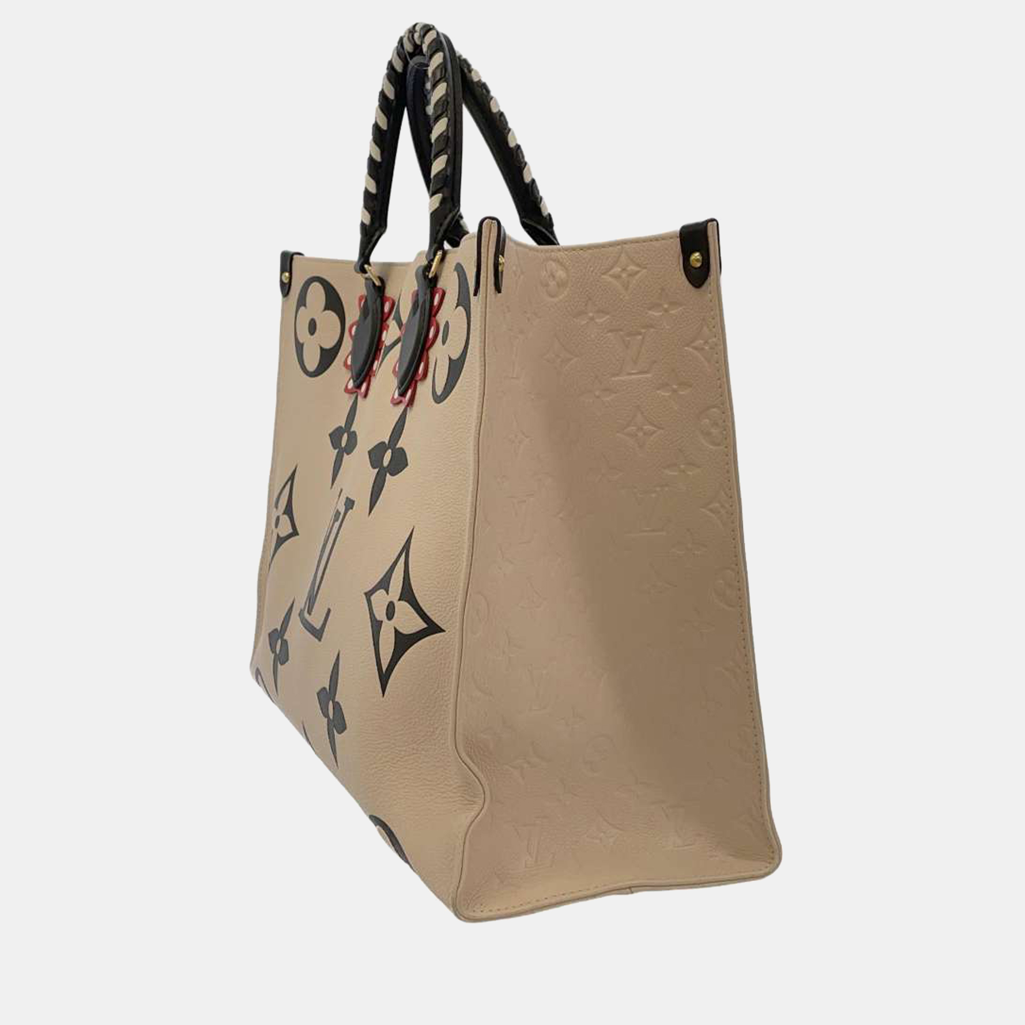 

Louis Vuitton Monogram Giant Canvas Onthego Size GM Bag, Beige