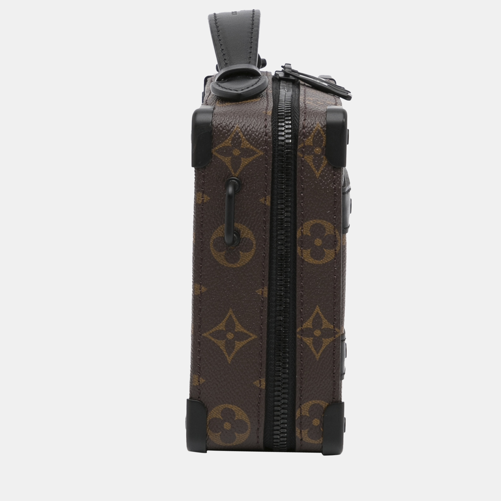 

Louis Vuitton Canvas Monogram Macassar Handle Soft Trunk, Brown