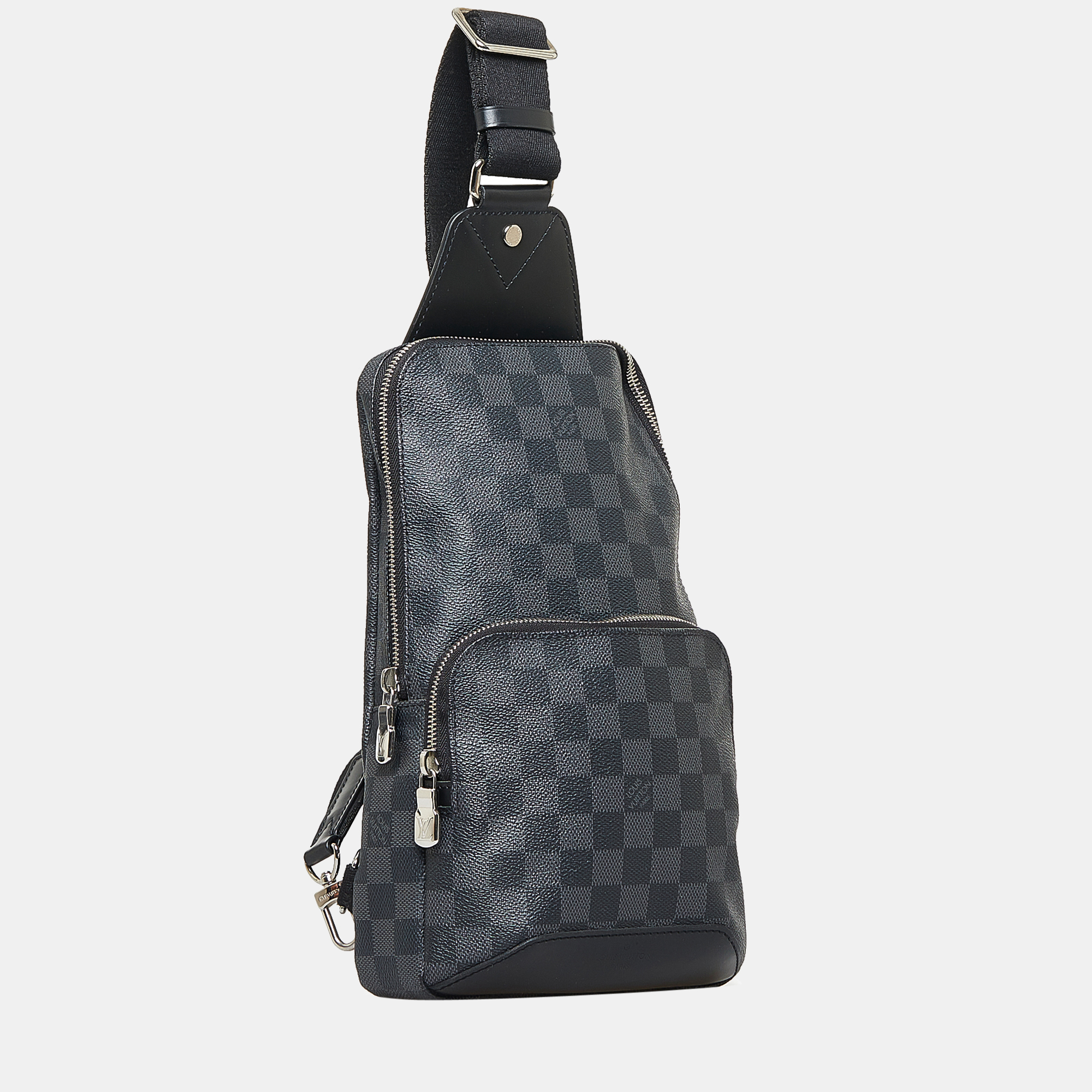 

Louis Vuitton Black Damier Graphite Avenue Sling