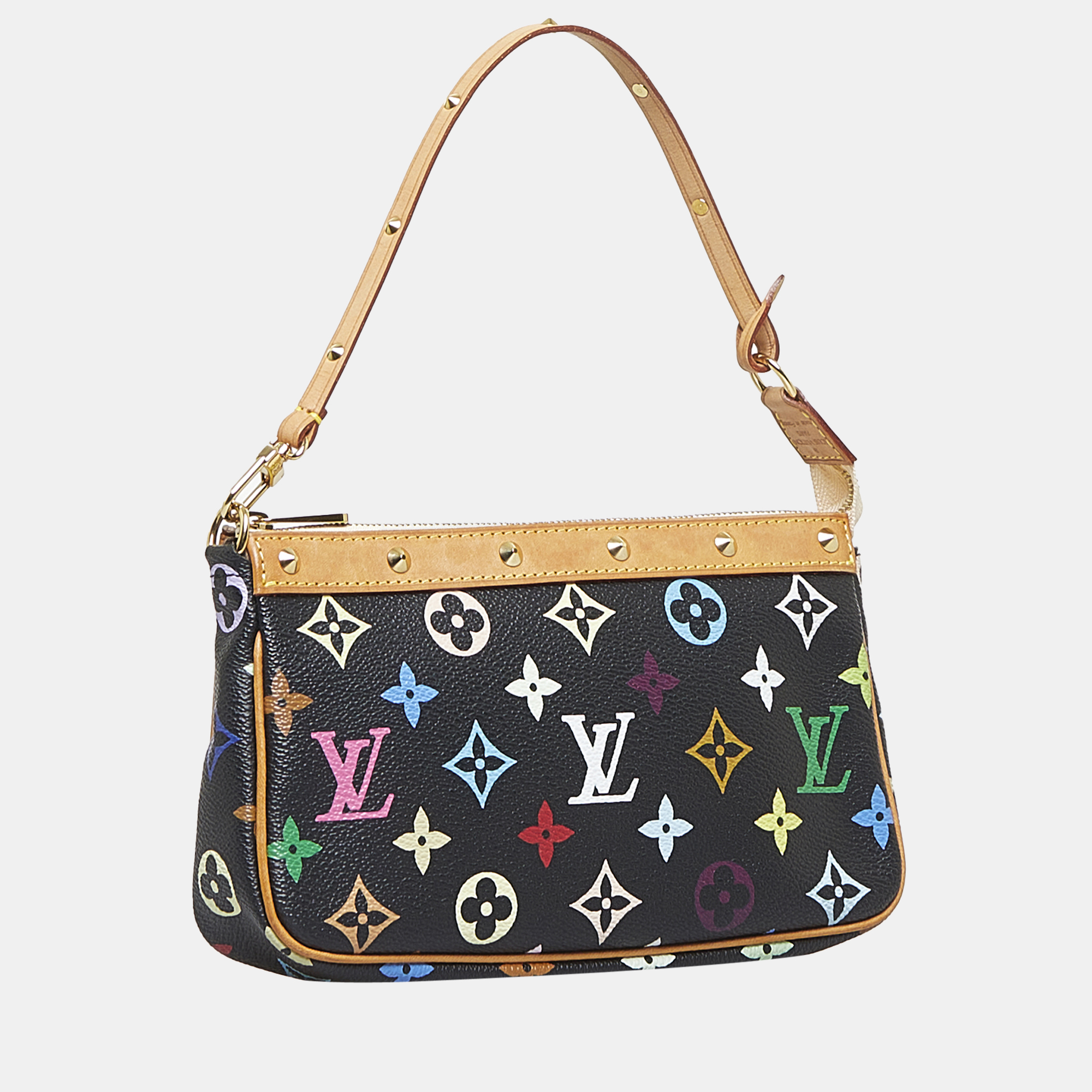 

Louis Vuitton Black Monogram Multicolore Pochette Accessoires