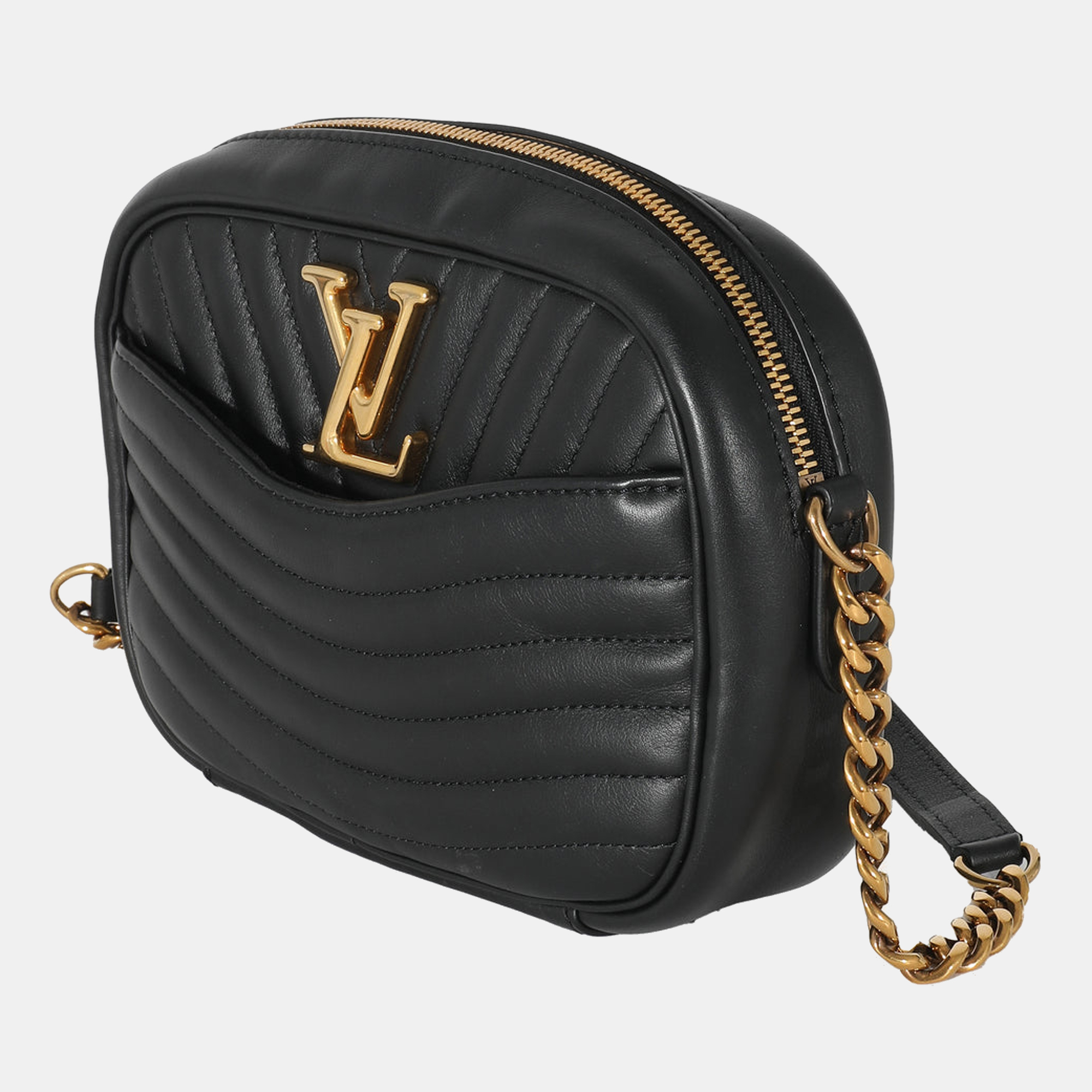 

Louis Vuitton Black Calfskin New Wave Camera Bag