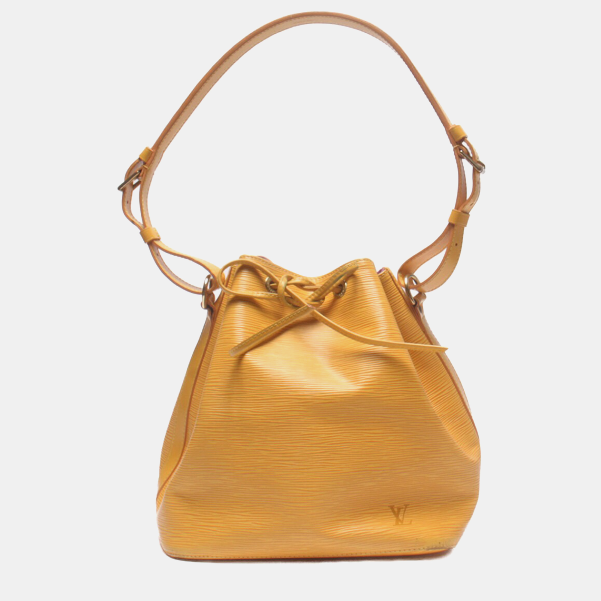 

Louis Vuitton Yellow Epi Leather Noe Petite Bucket Bag