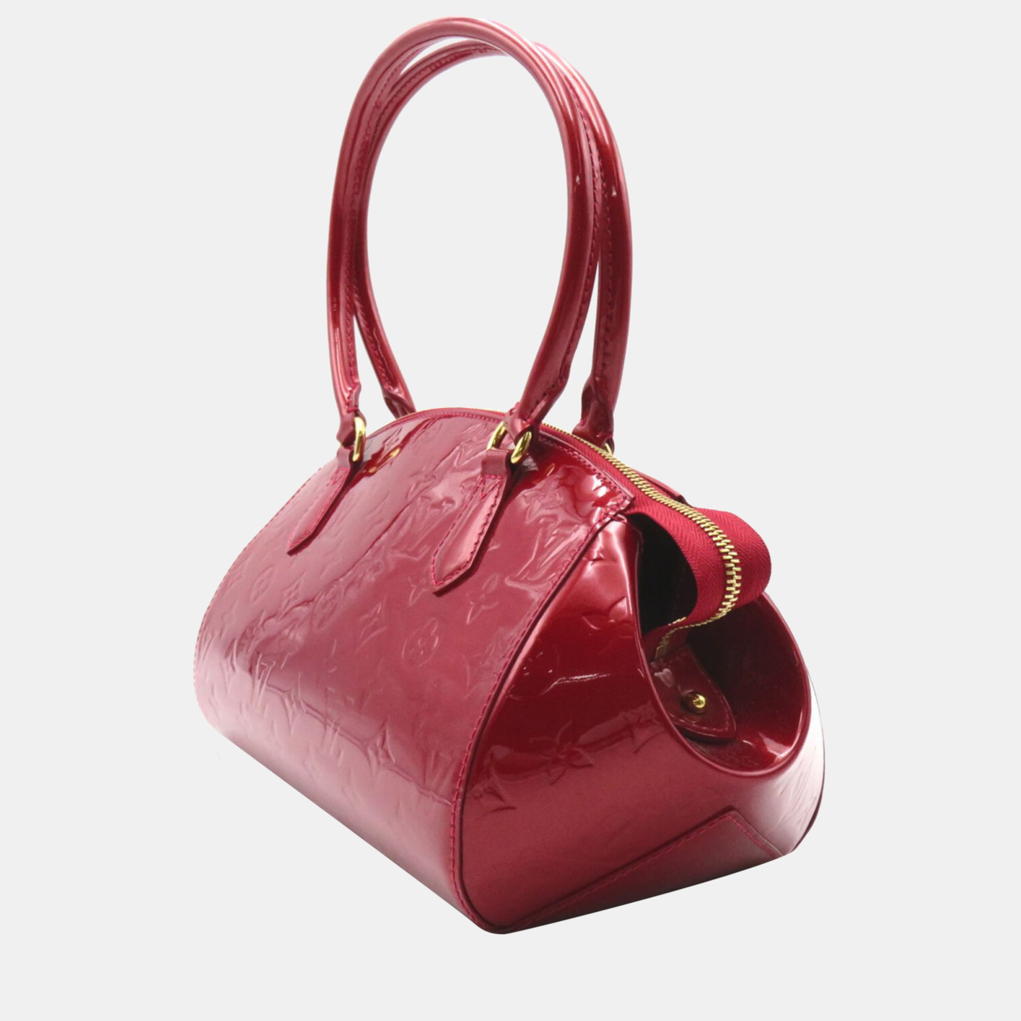 

Louis Vuitton Red Monogram Vernis Sherwood PM Handbag