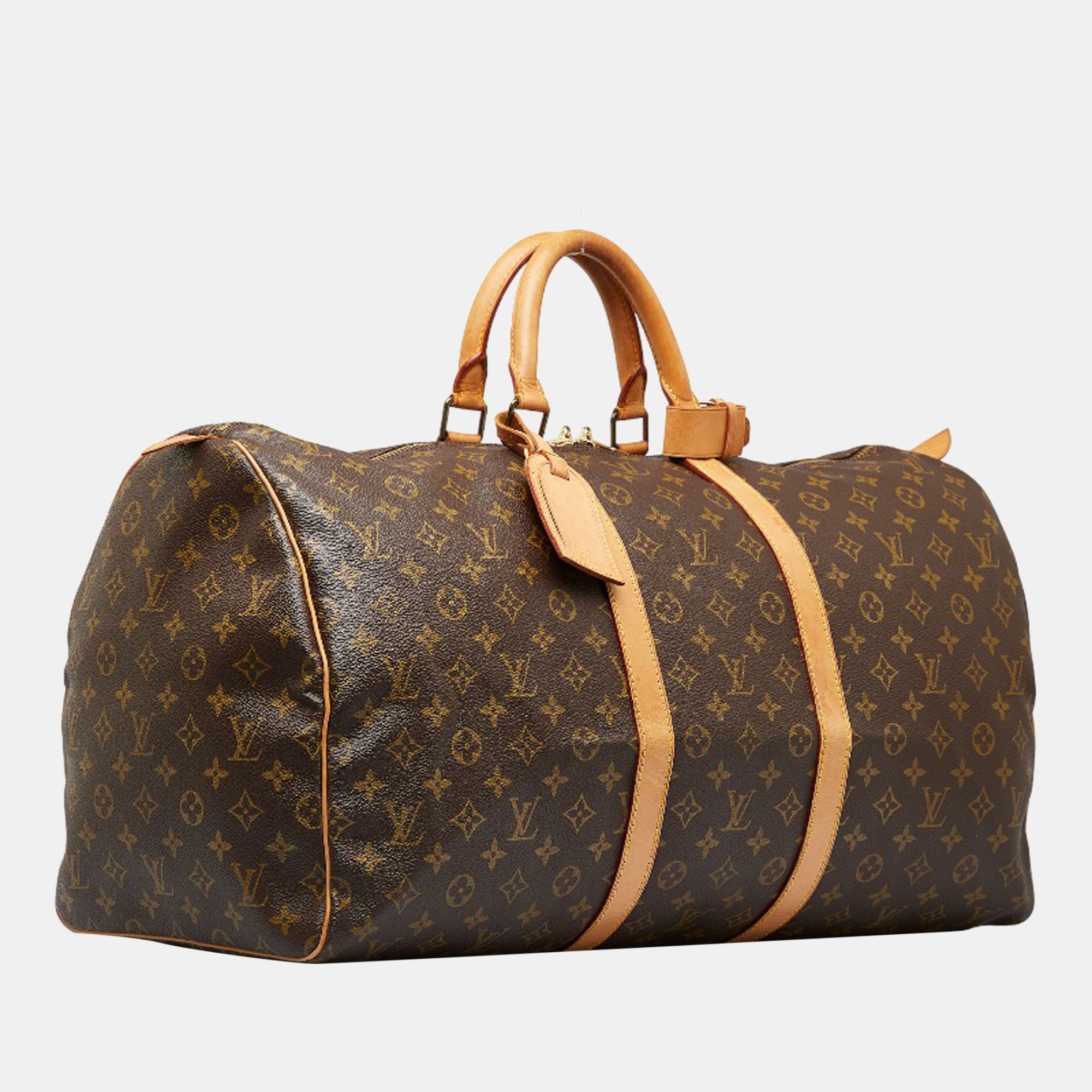 

Louis Vuitton Brown Monogram Canvas Keepall 55 Travel Bag