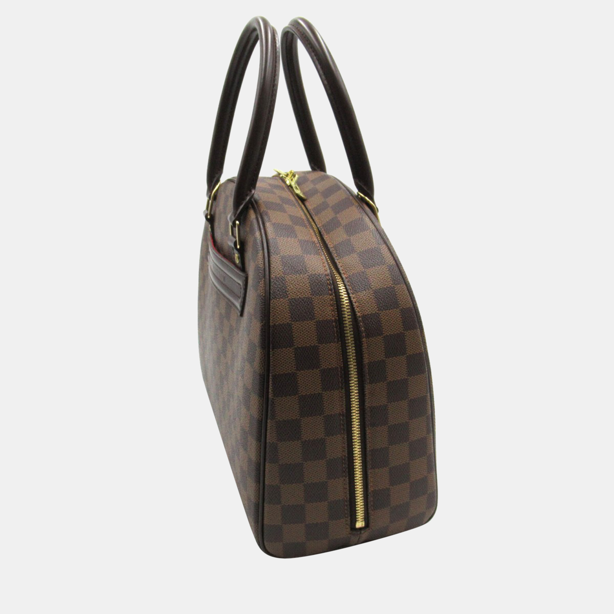 

Louis Vuitton Brown Canvas Damier Ebene Nolita Handbag