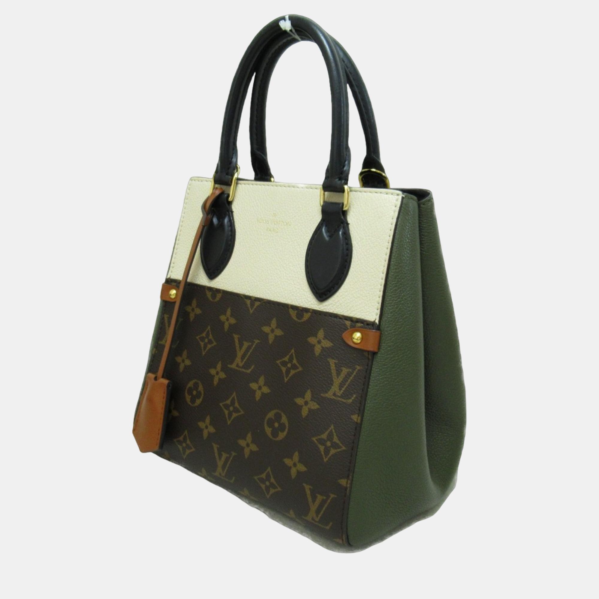 

Louis Vuitton Brown Monogram Canvas Fold Tote PM Crossbody Bag