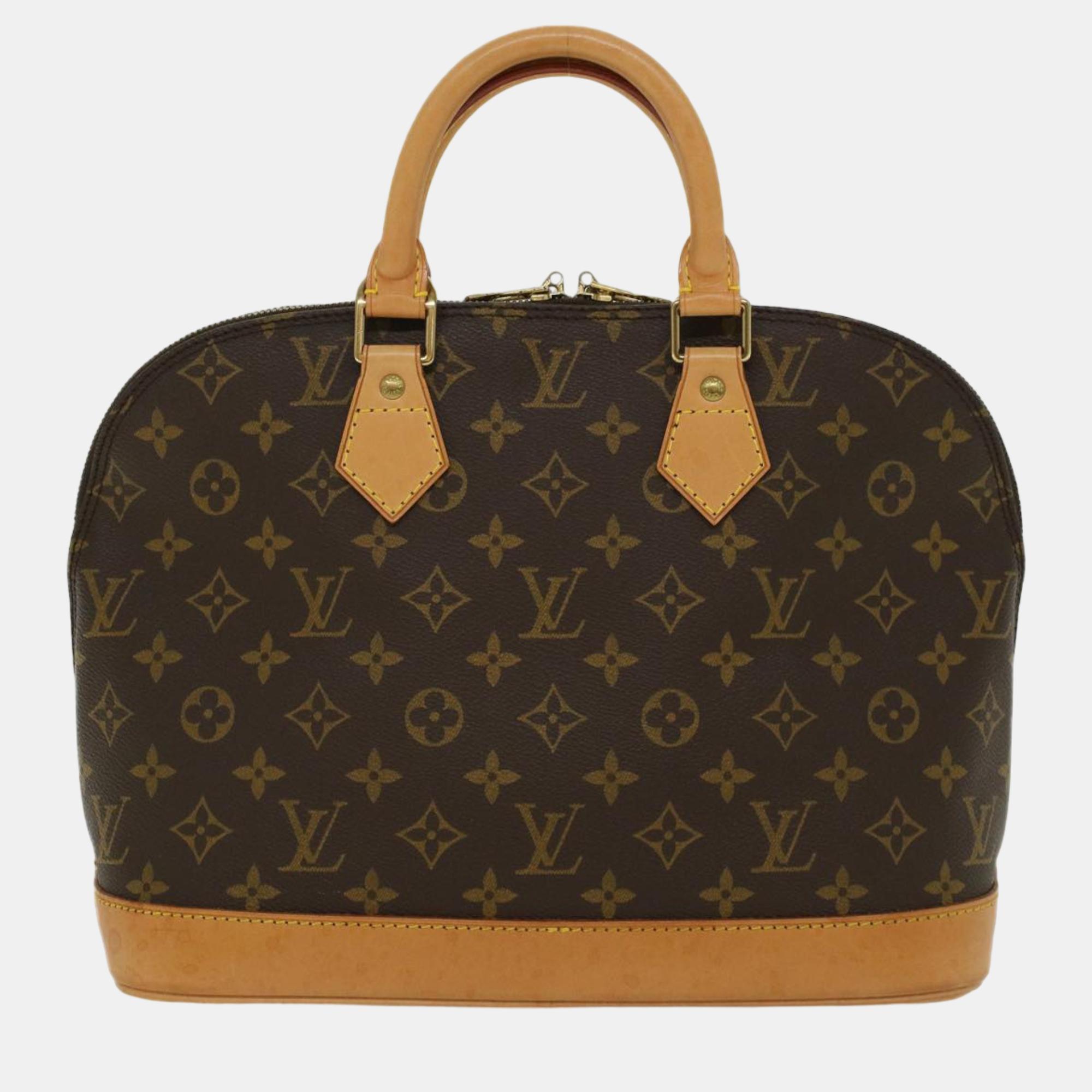 

Louis Vuitton Brown Monogram Canvas Alma handbag